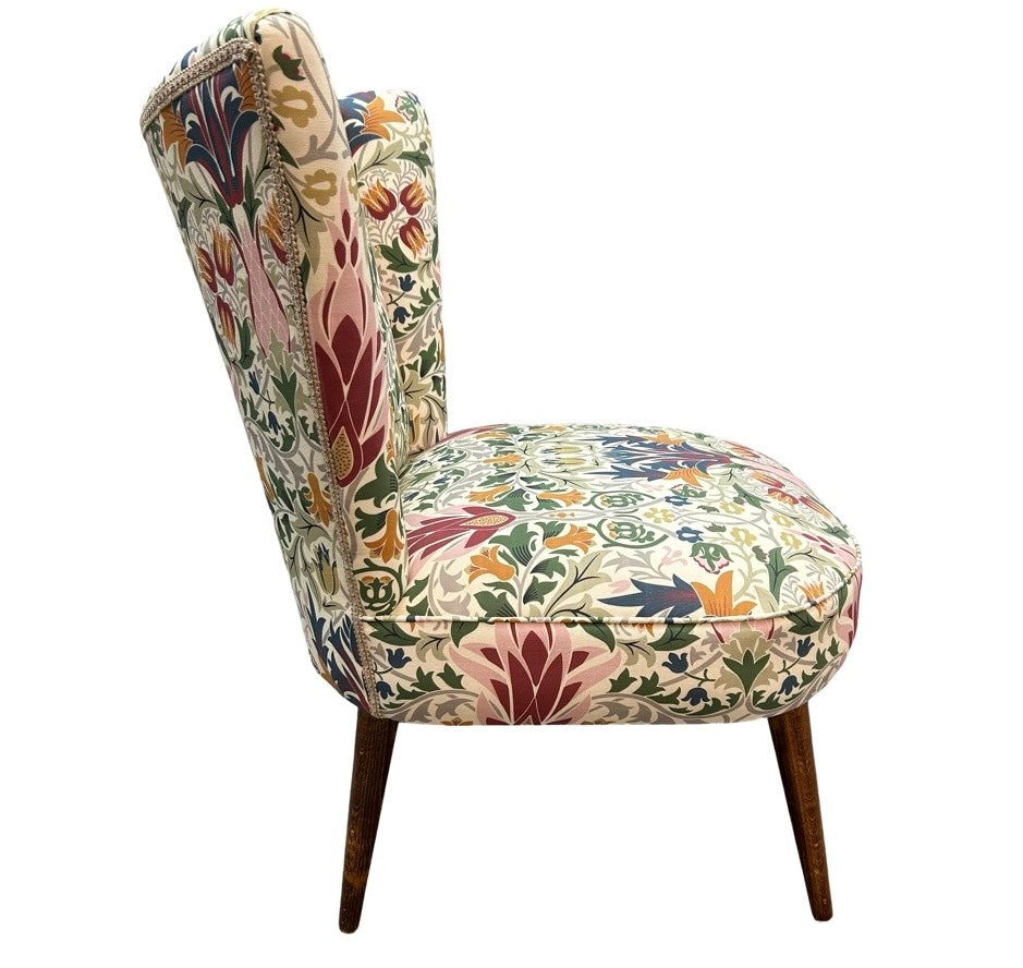 William Morris Style Cocktail Chair