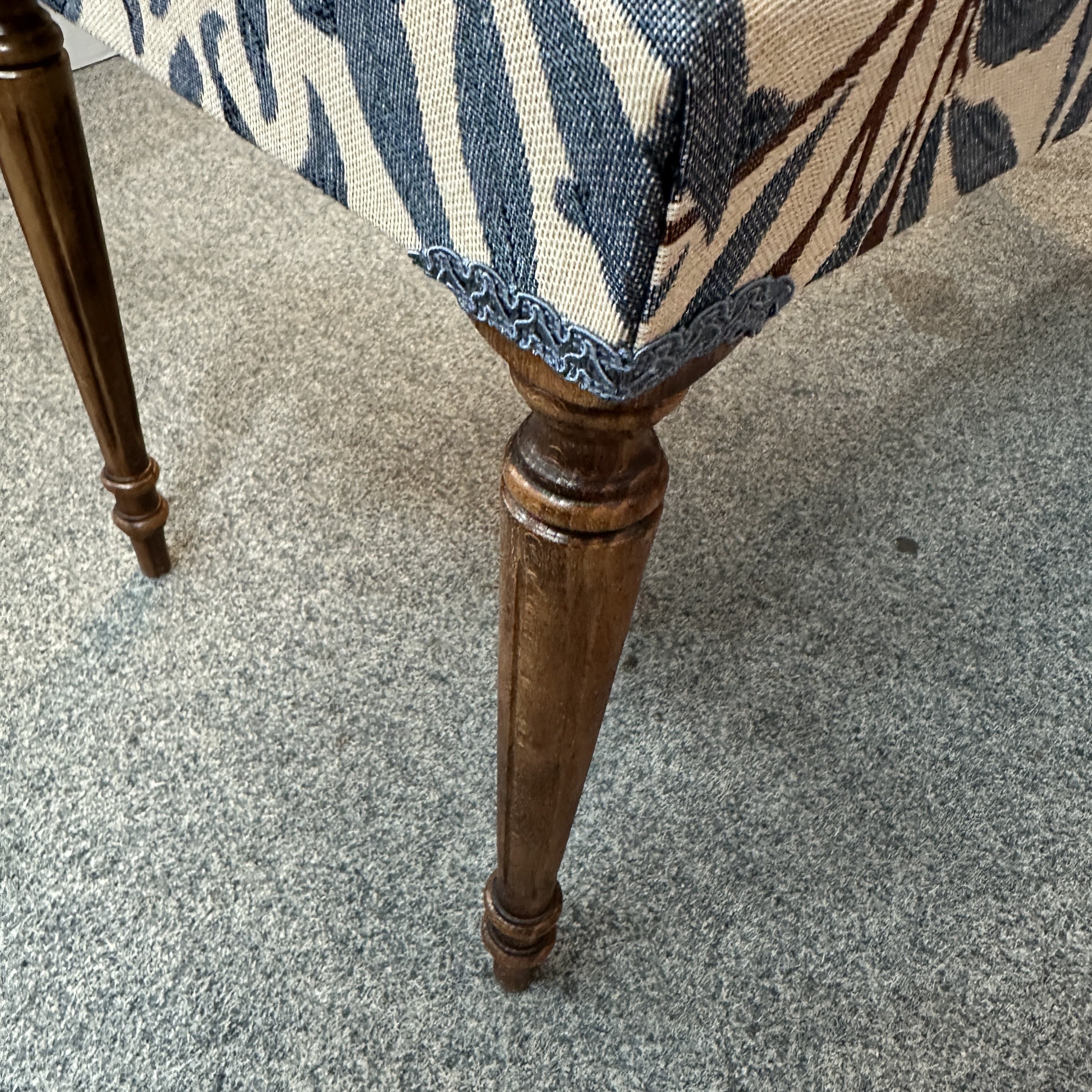 Willow Bough Denim Blue Bench