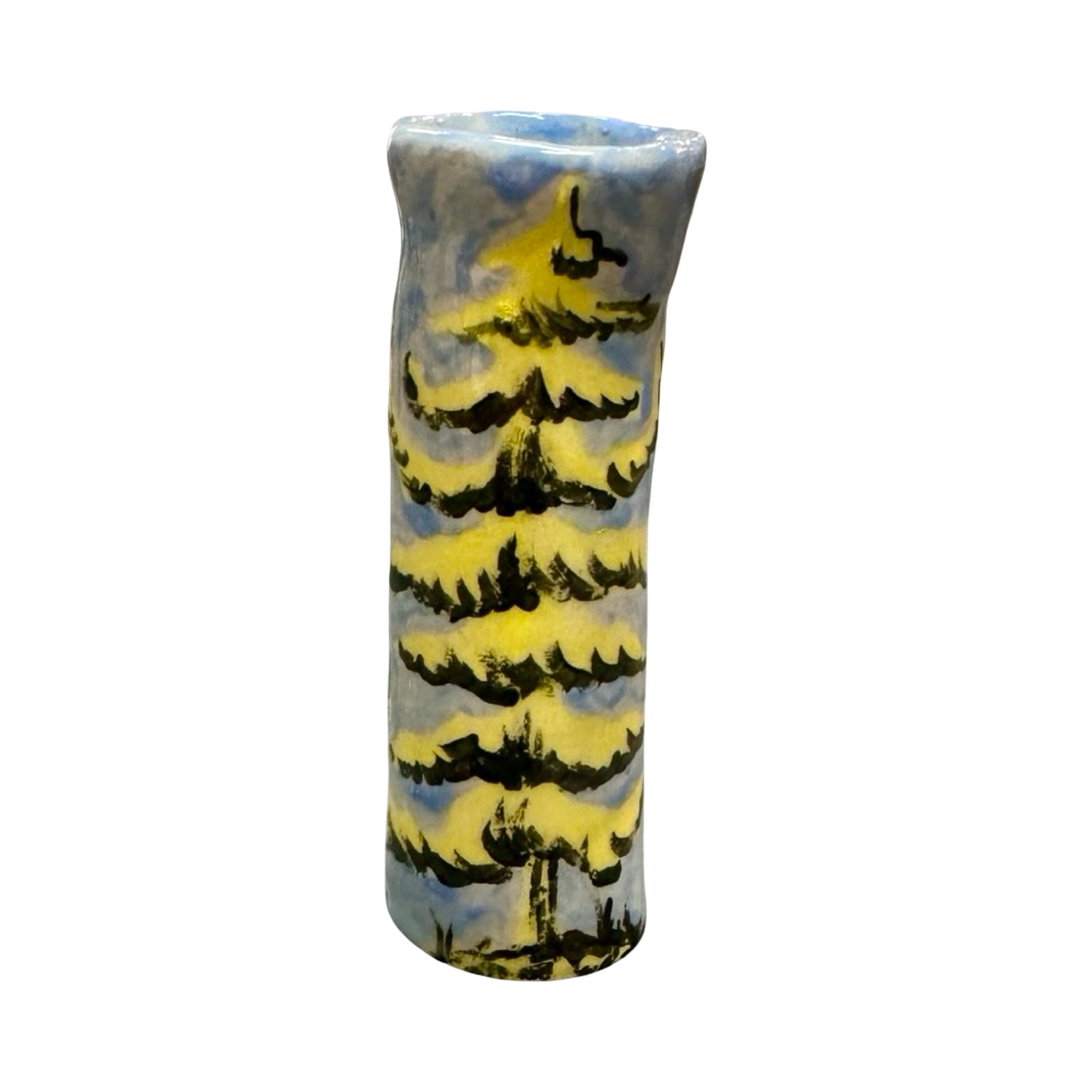 Winter Tree Candlestick
