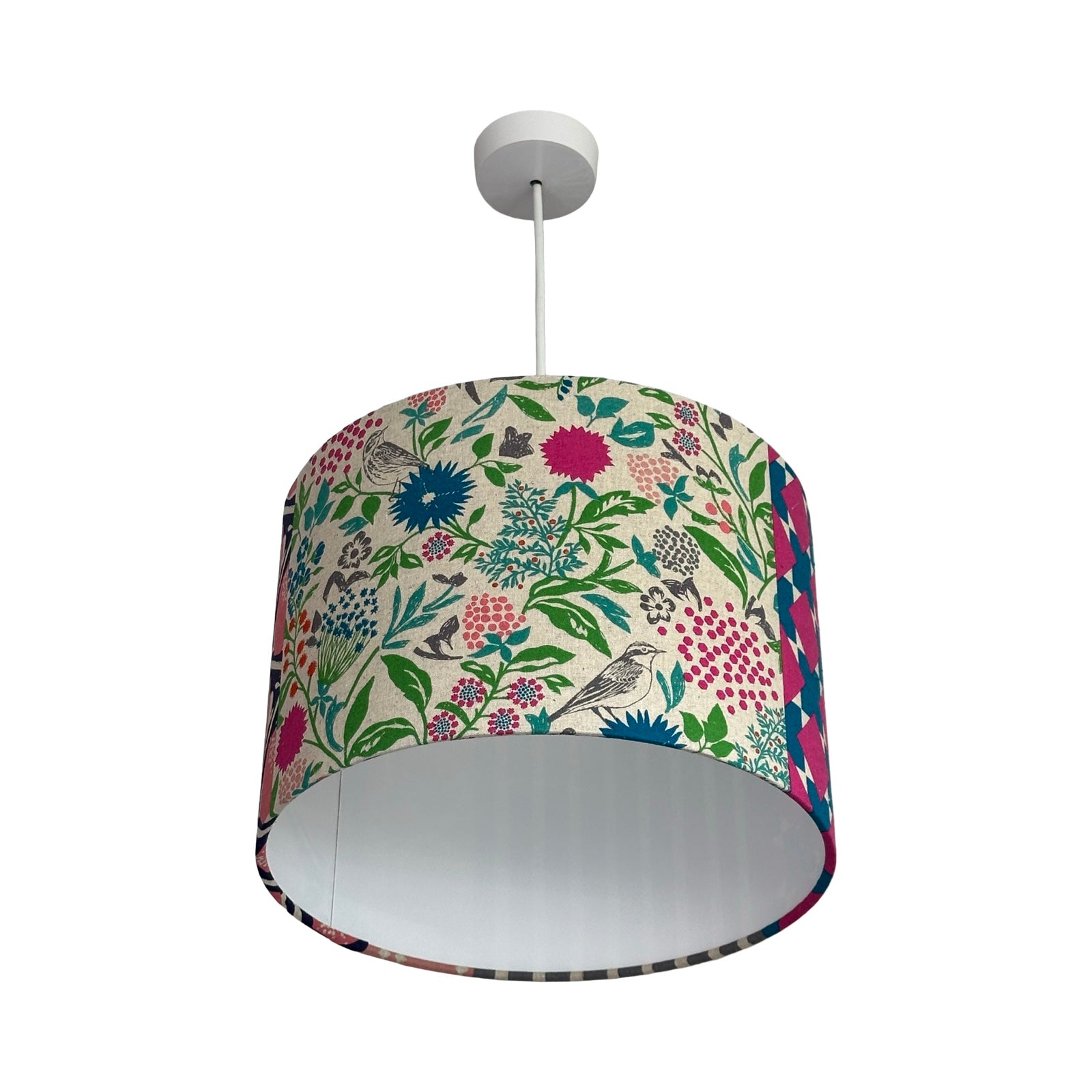 Patch Bird Drum Lampshade