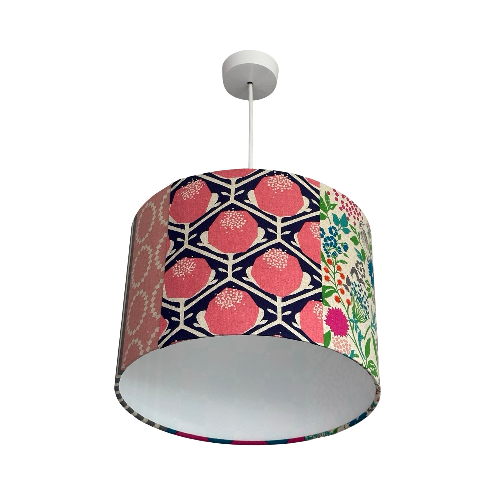Patch Bird Drum Lampshade