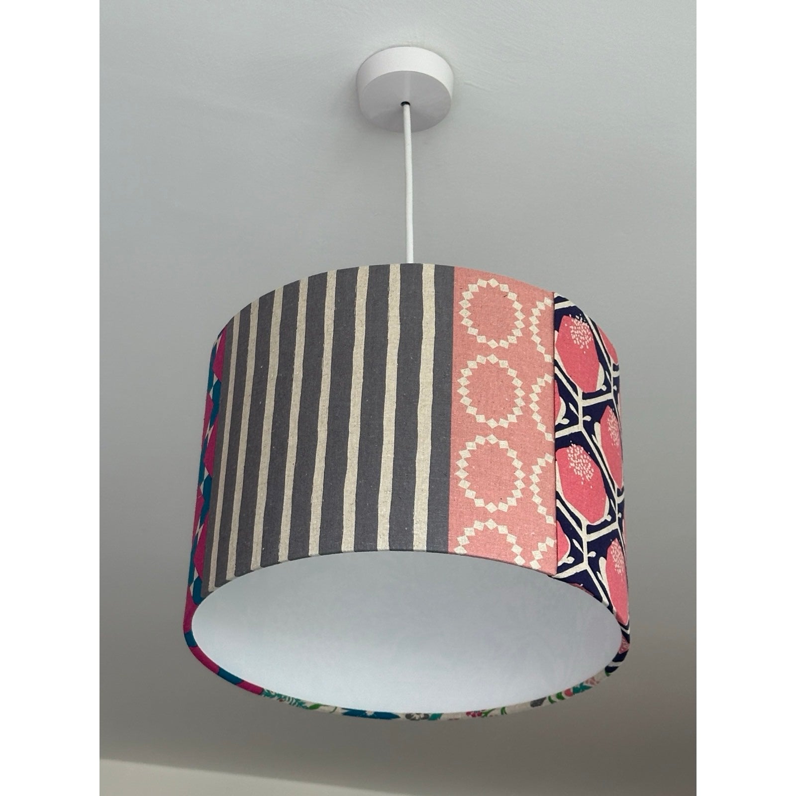 Patch Bird Drum Lampshade