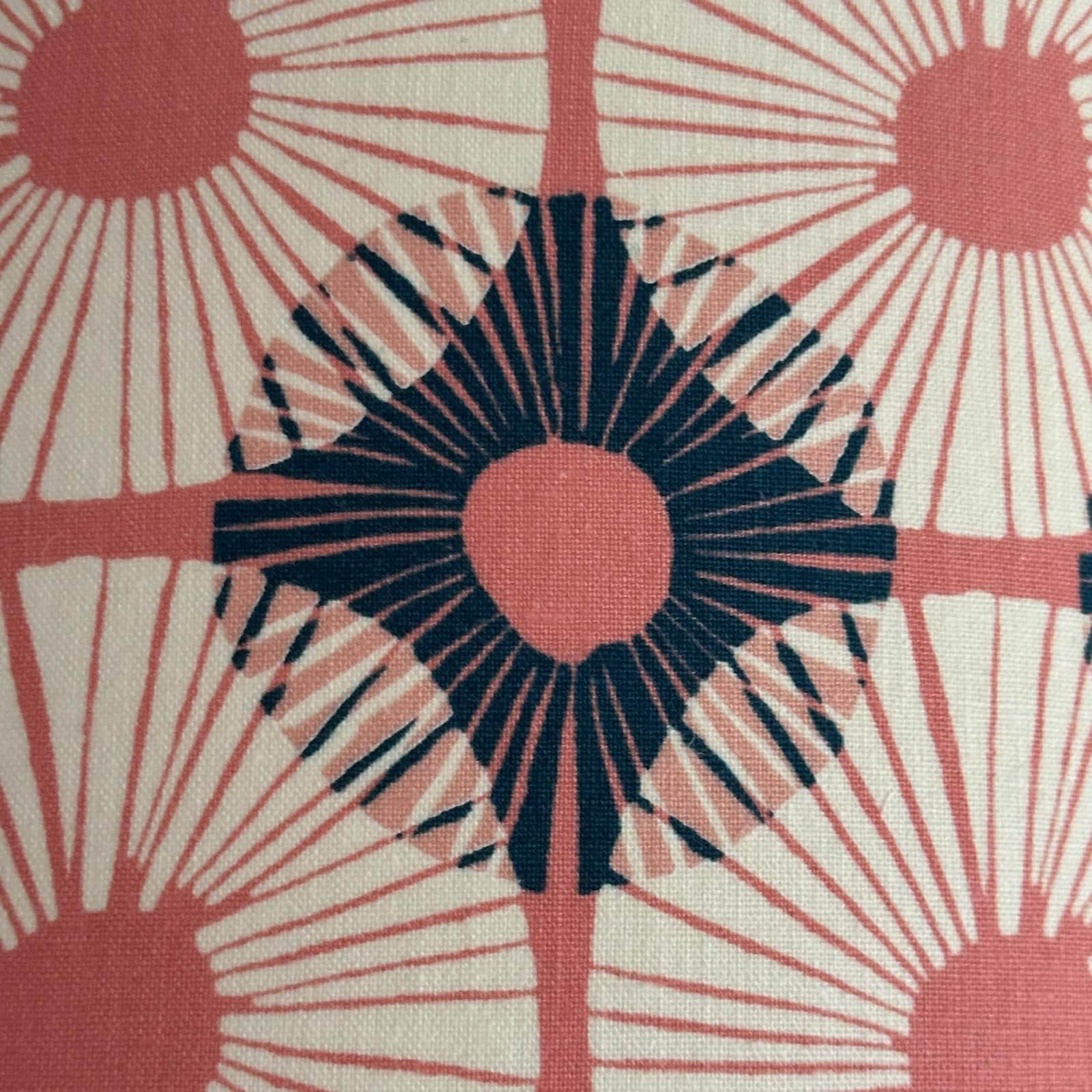 Pink Circular Blocks Drum Lampshade