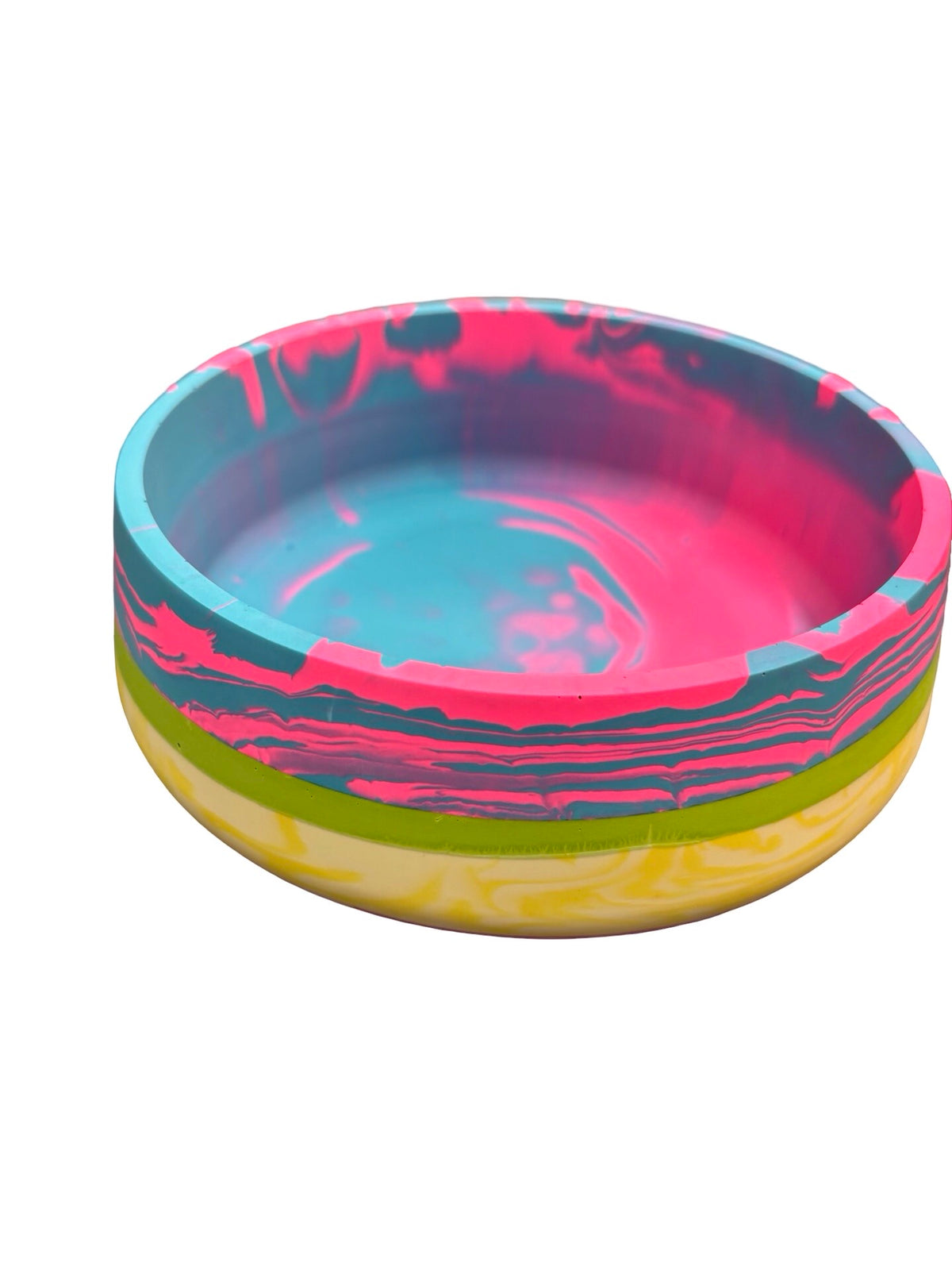 Blue and Pink Fusion Bowl