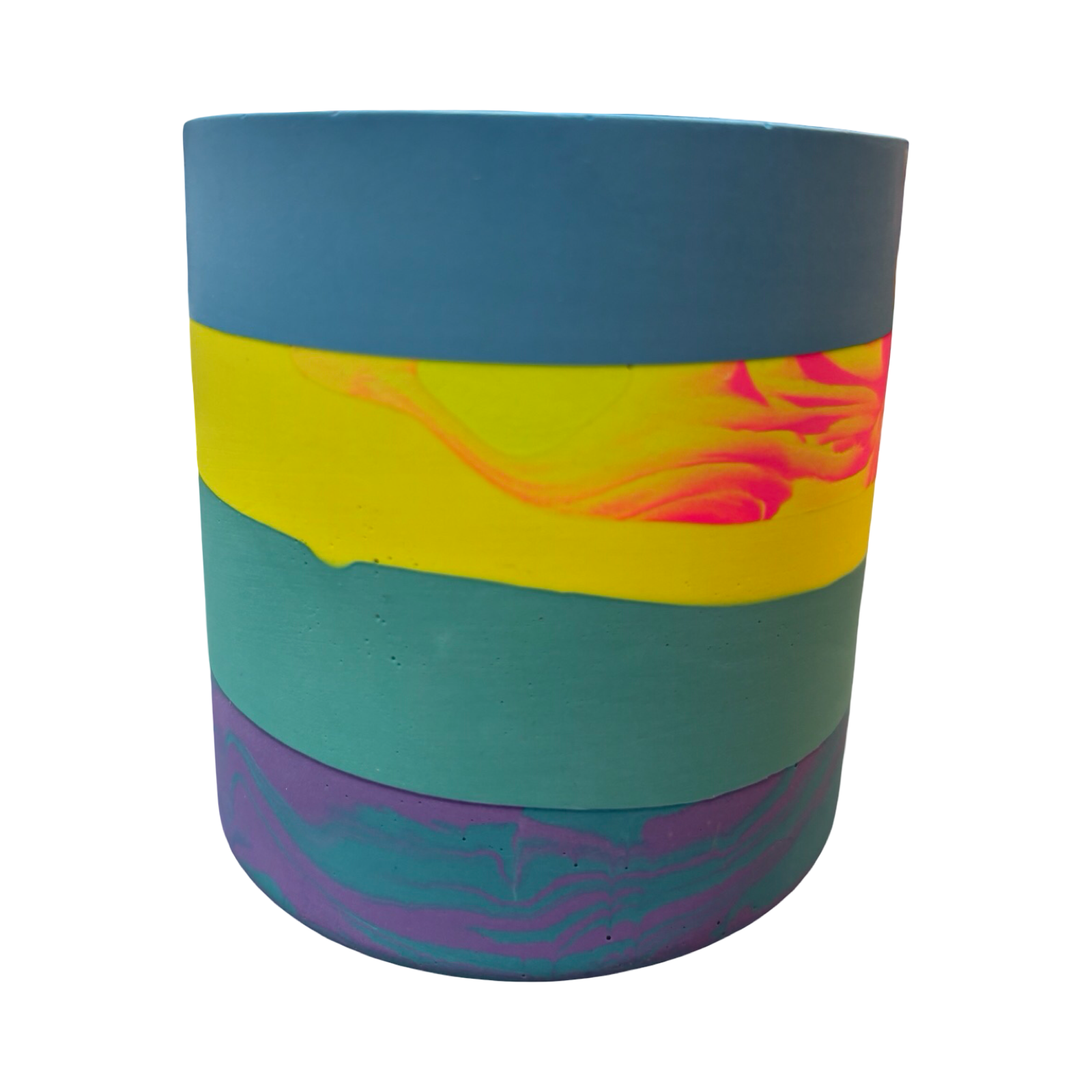 Striped Medium Fusion Planter