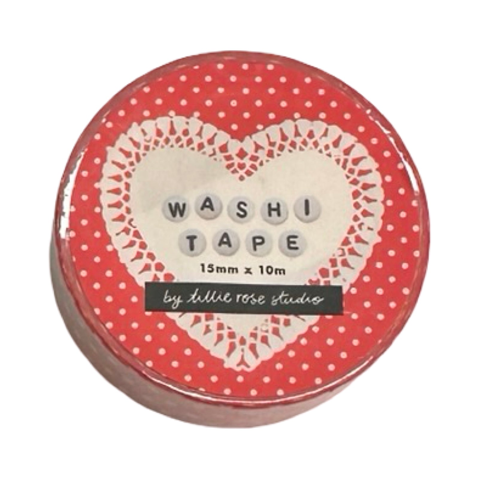 Red and White Polka Dot Washi Tape