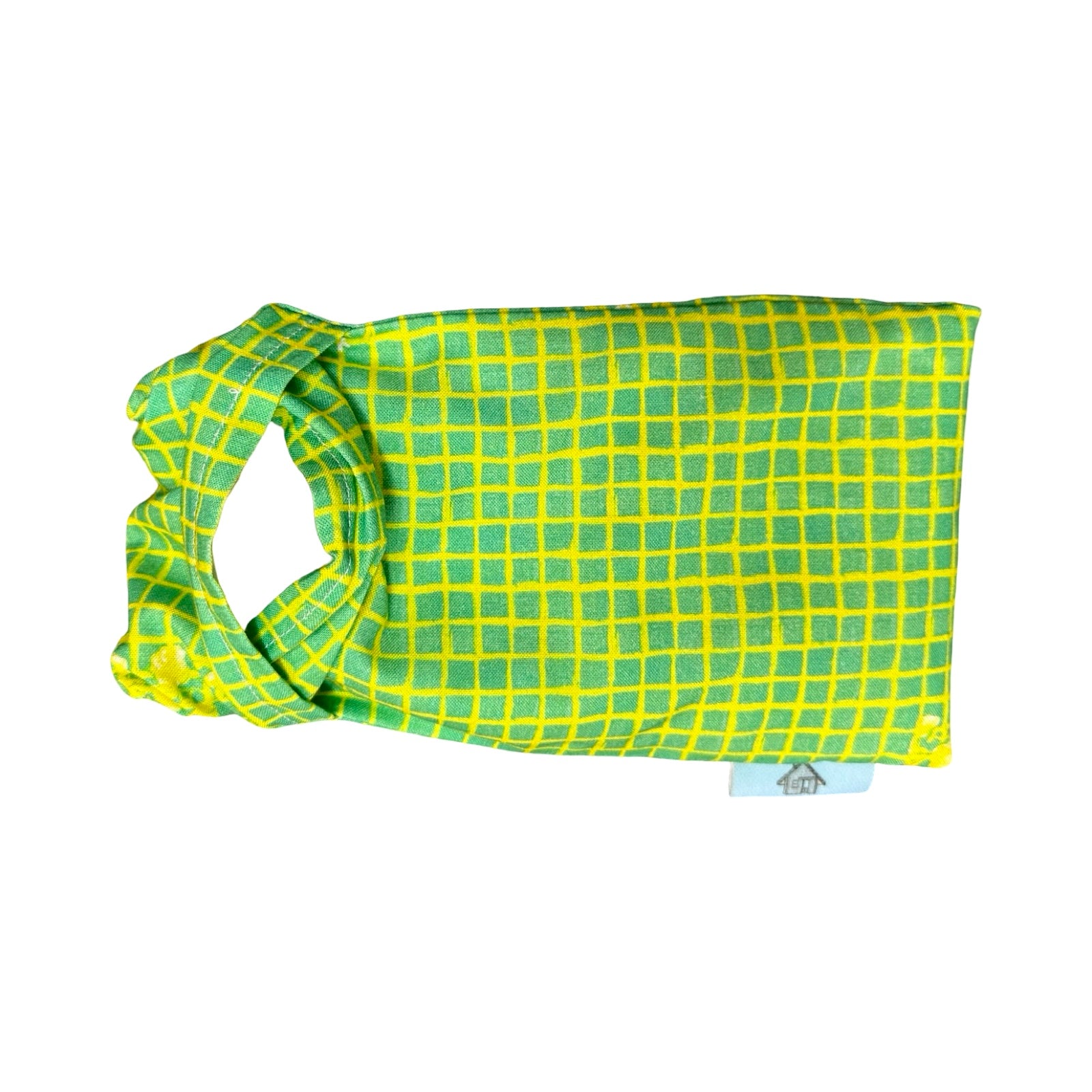 Green Grid Lavender Eye Pillow