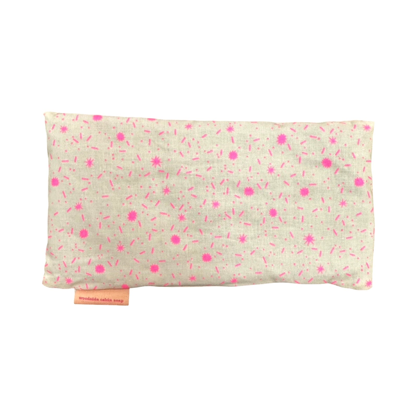 White Splatter Lavender Eye Pillow