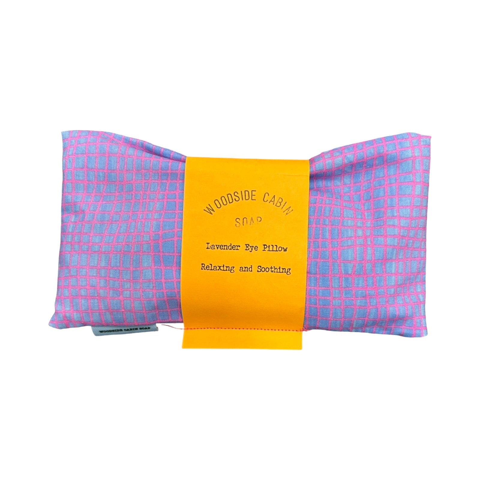 Pink Grid Lavender Eye Pillow