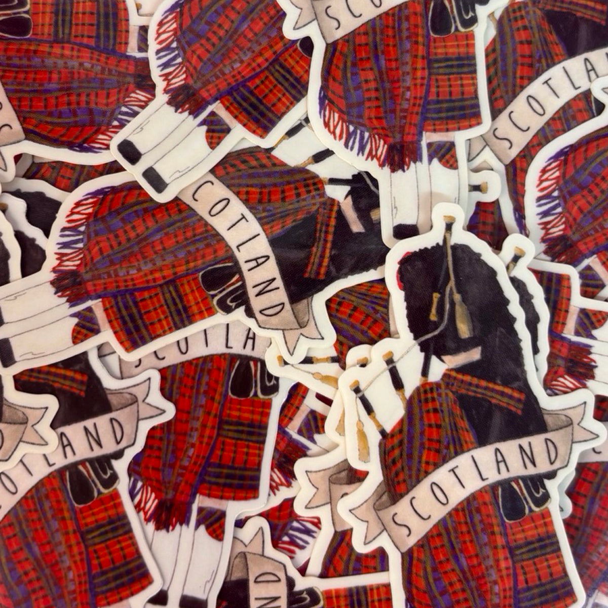 Bagpiper Sticker