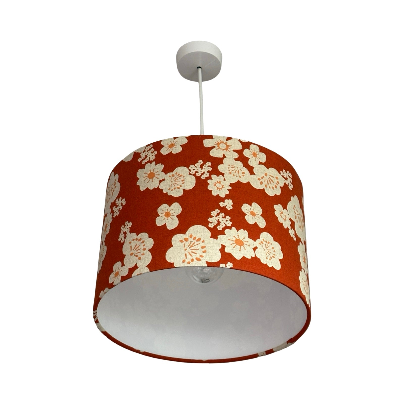 Hana Floral Drum Lampshade
