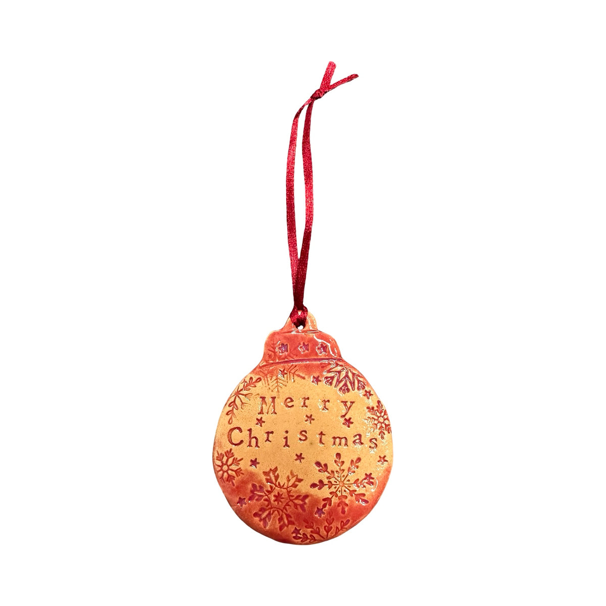 Merry Christmas Bauble Ceramic Decoration