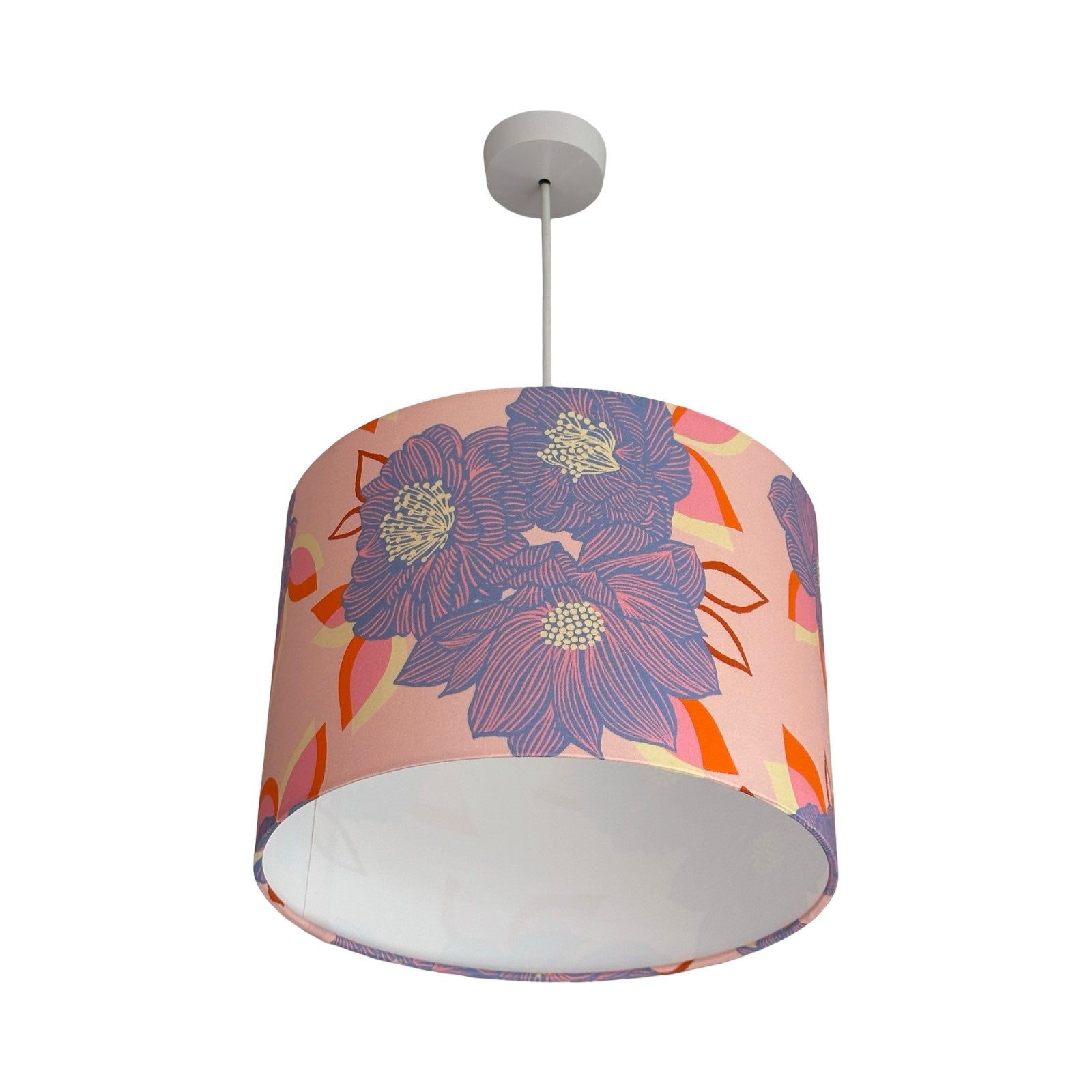 Favourite Flowers Drum Lampshade