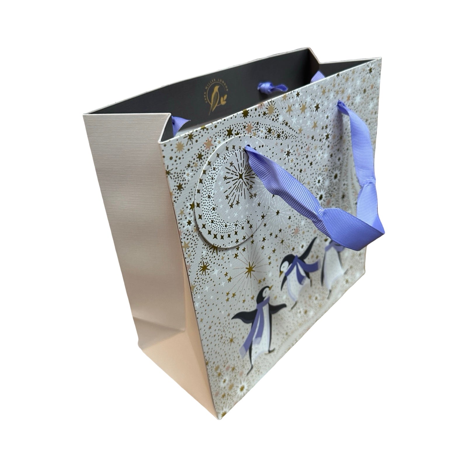 Penguins Christmas Gift Bag Medium