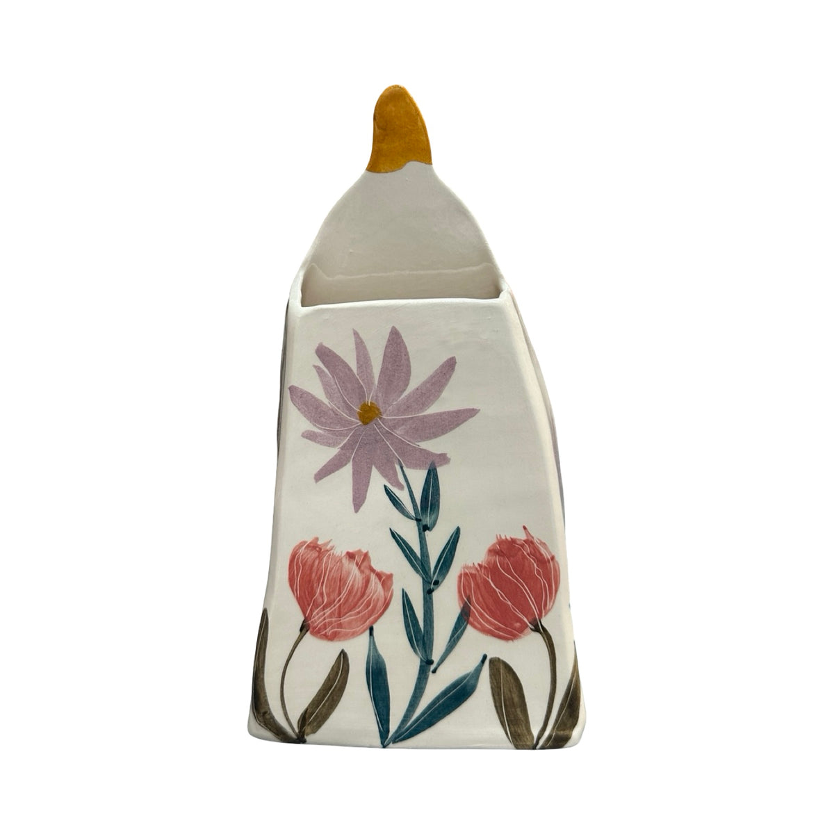 Marigold Flowers Vase