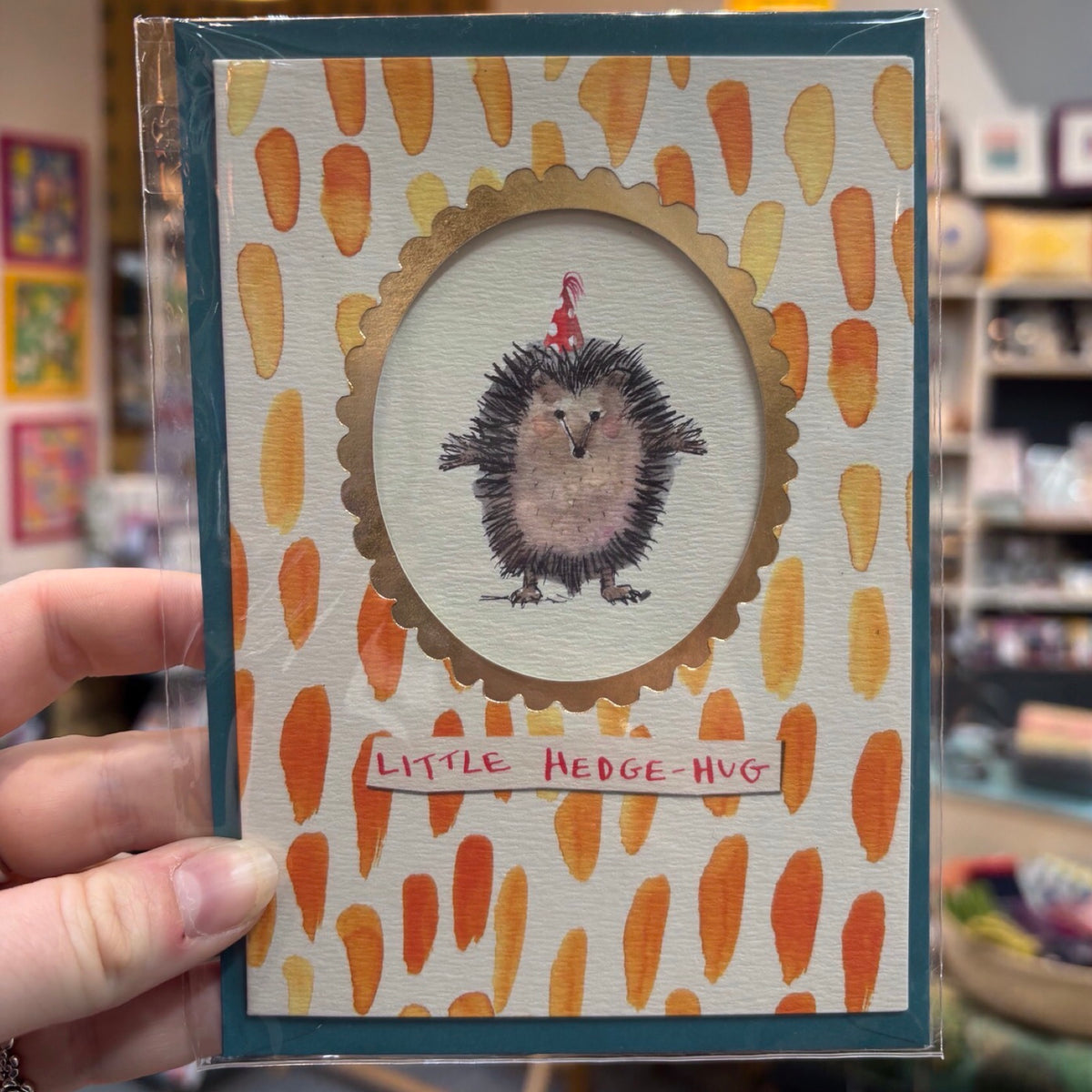 Little Hedge Hug Card