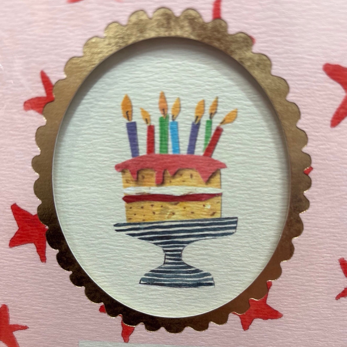 Birthday Cake Collage Card