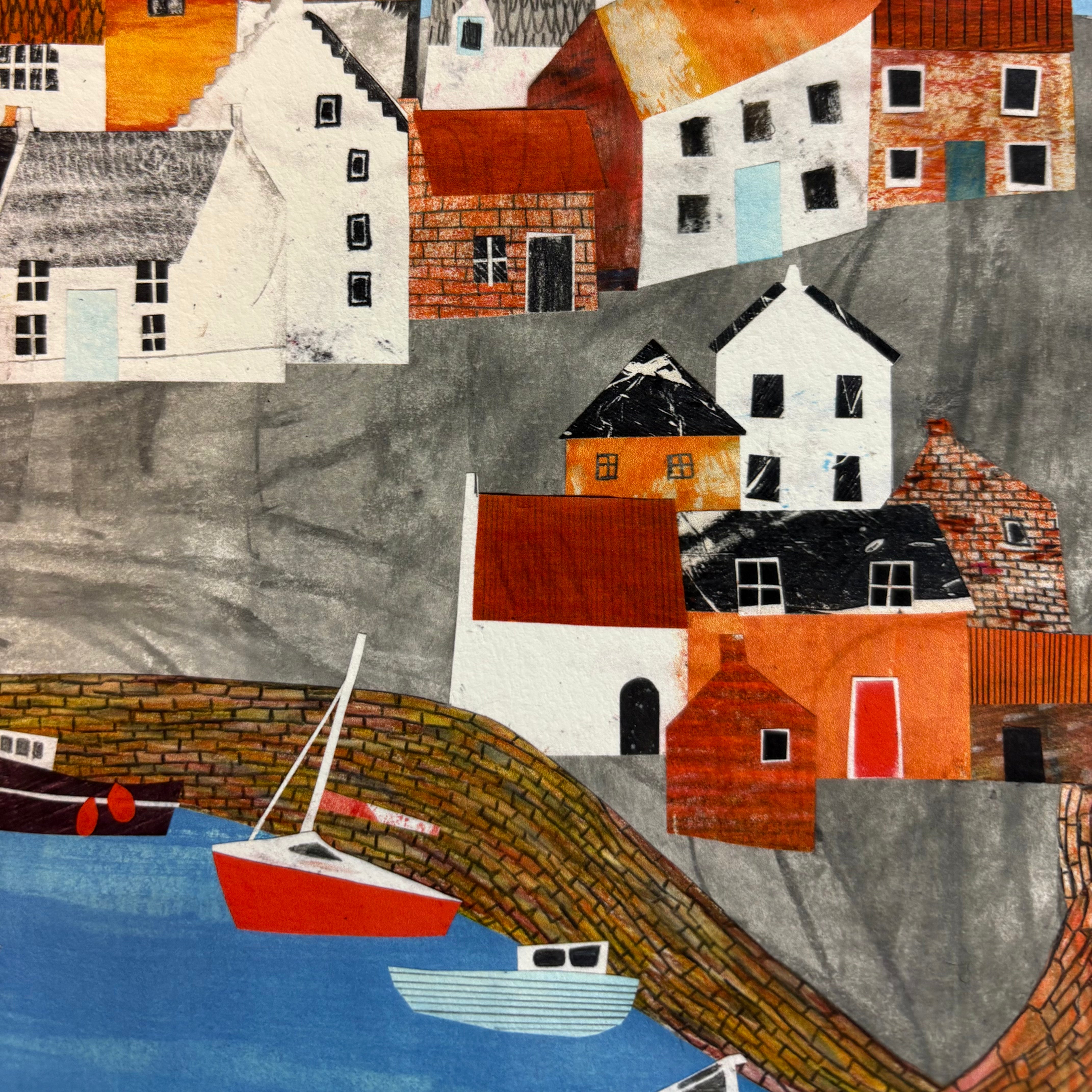 Crail Harbour, Fife Mounted Print