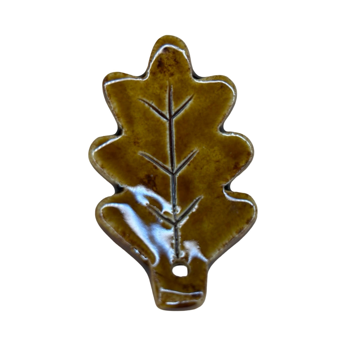Oak Leaf Ceramic Incense Holder