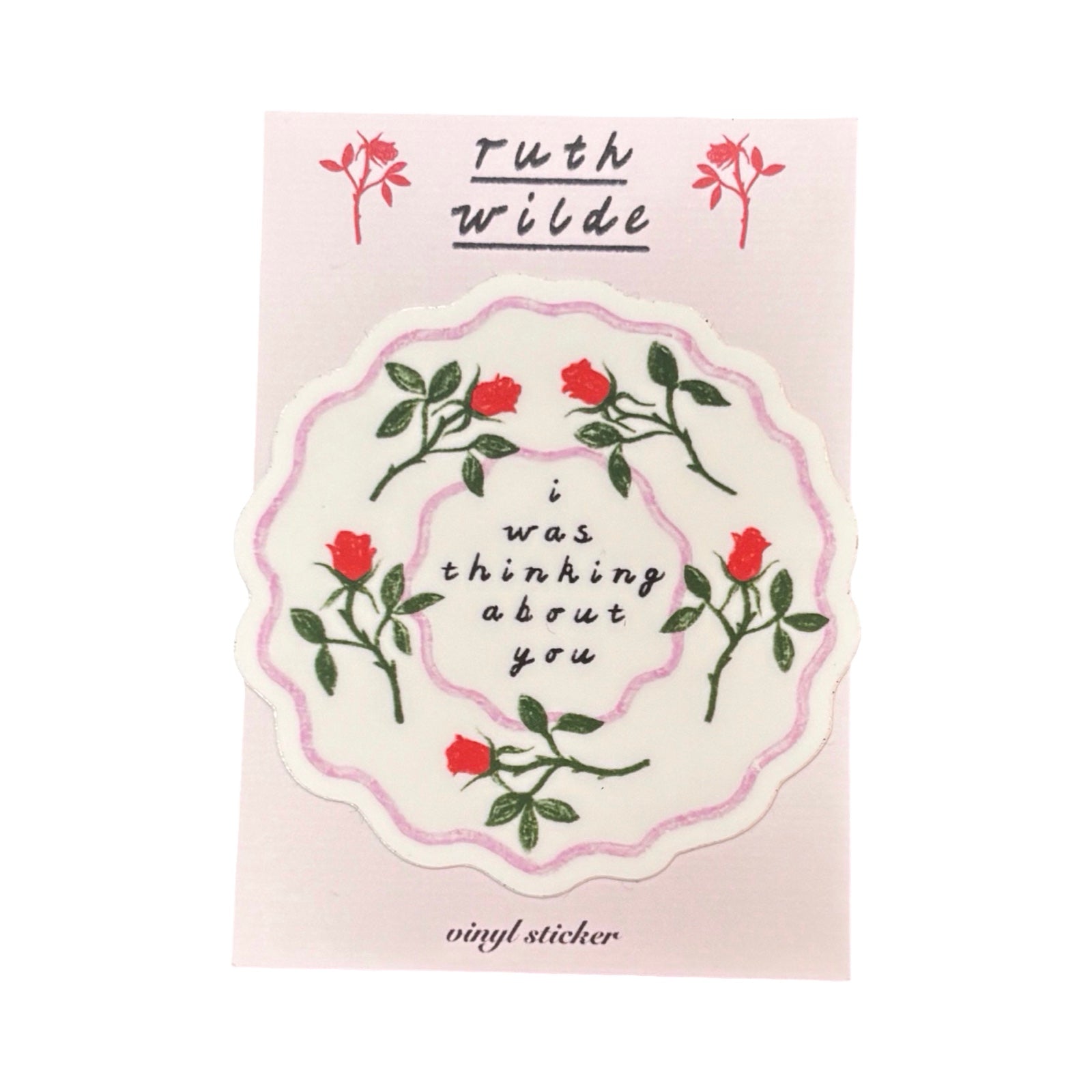 I Was Thinking About You Sticker