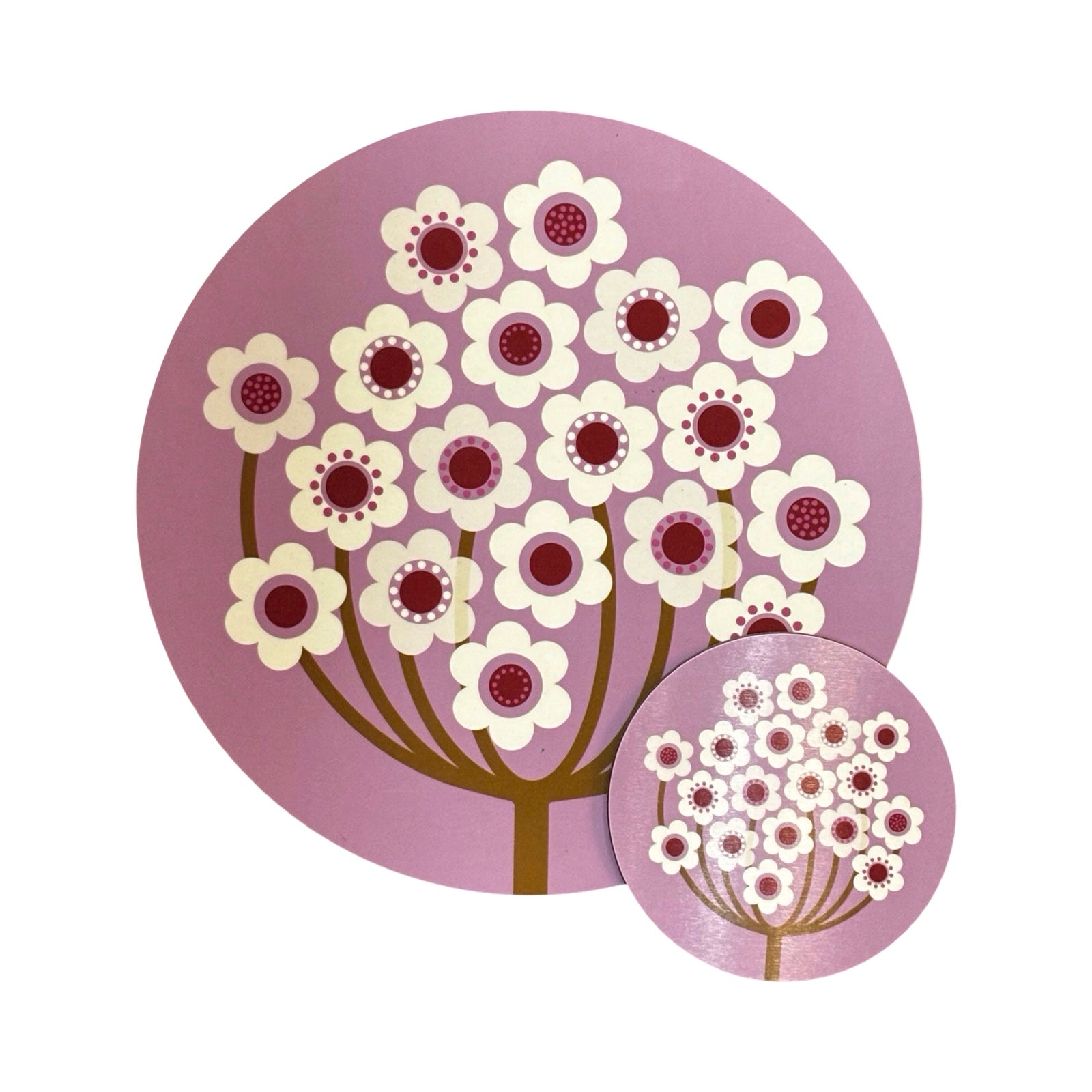 Verbena Round Placemat