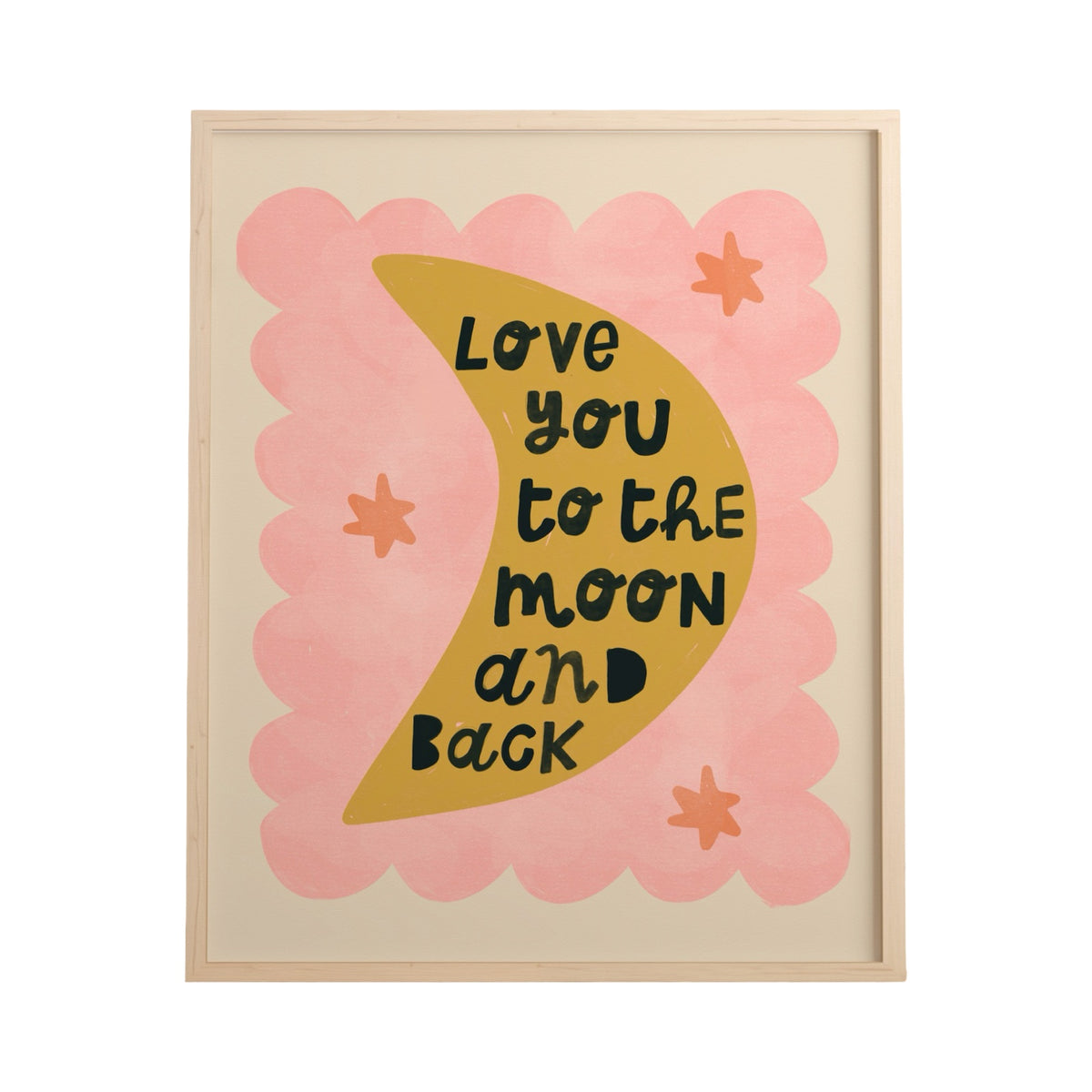 Love You To The Moon Print