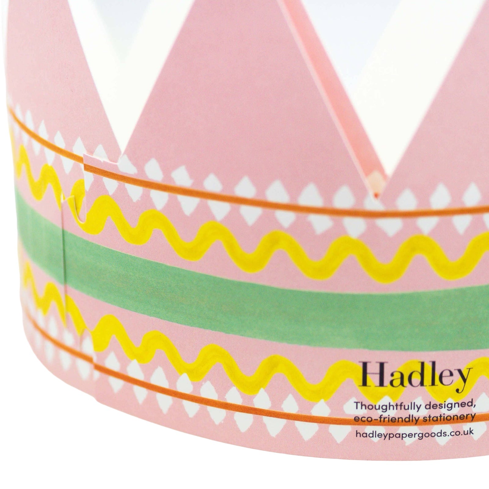 A beautiful pink crown-shaped card with the text 'Birthday Queen'.