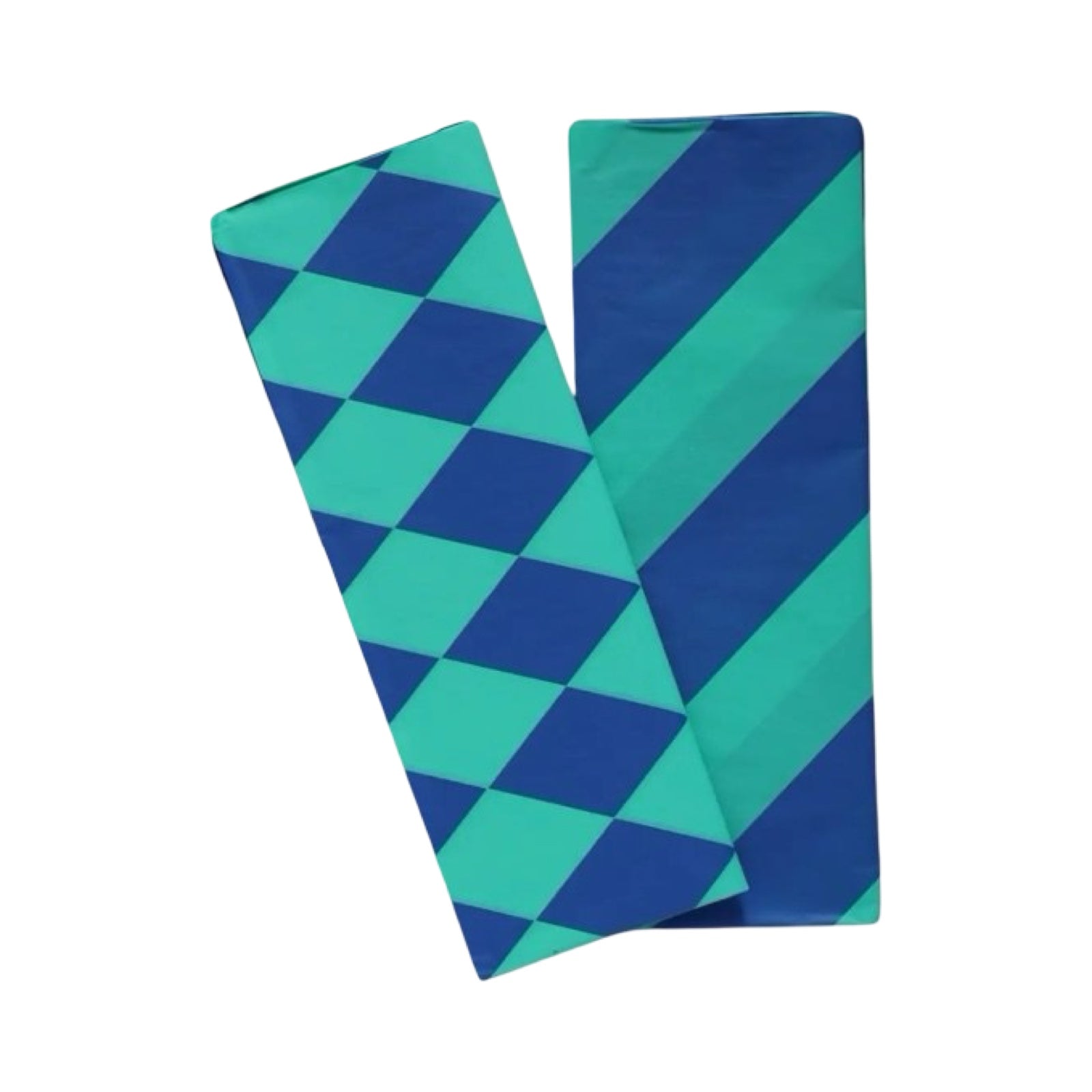 Blue Patterned Tissue Paper Pack