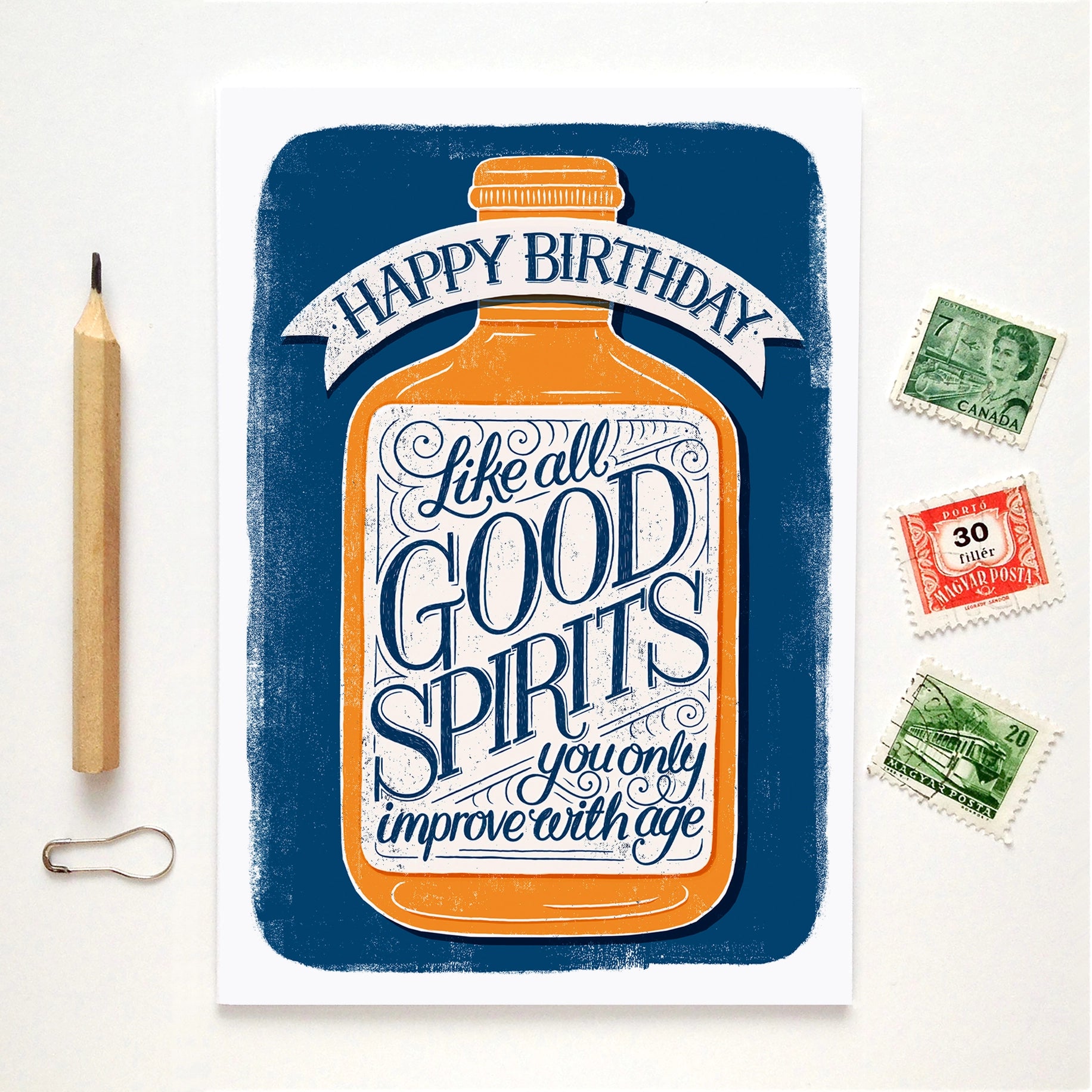 Good Spirits Birthday Card