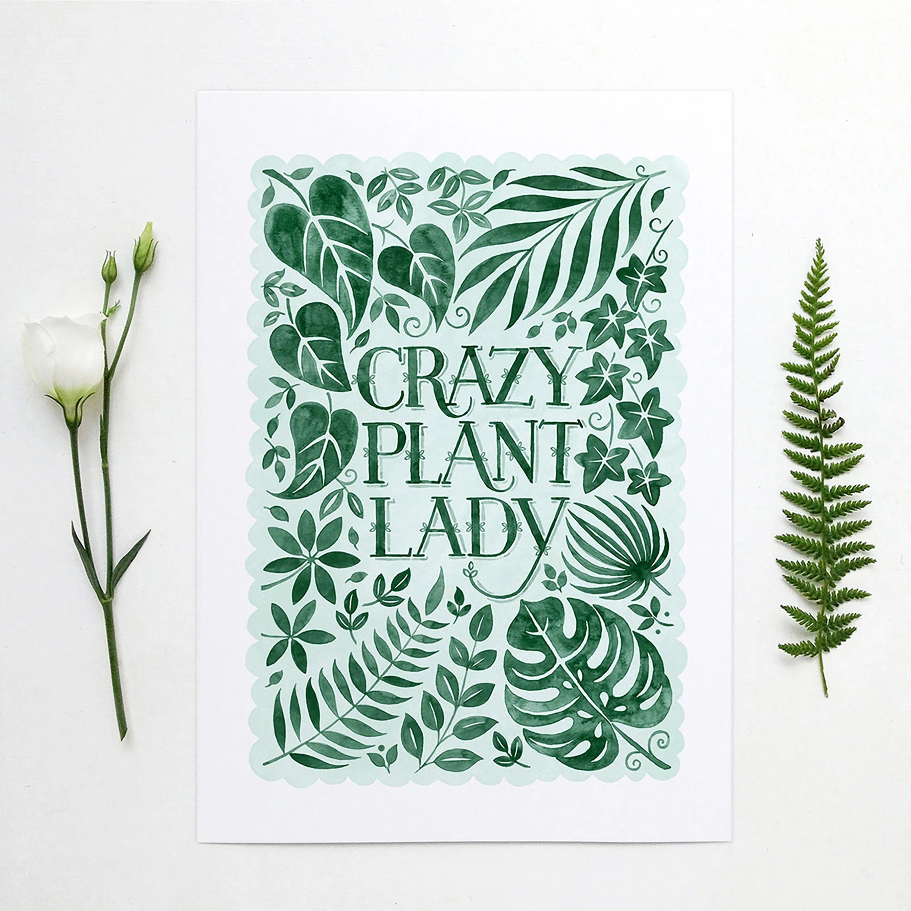 Crazy Plant Lady Print