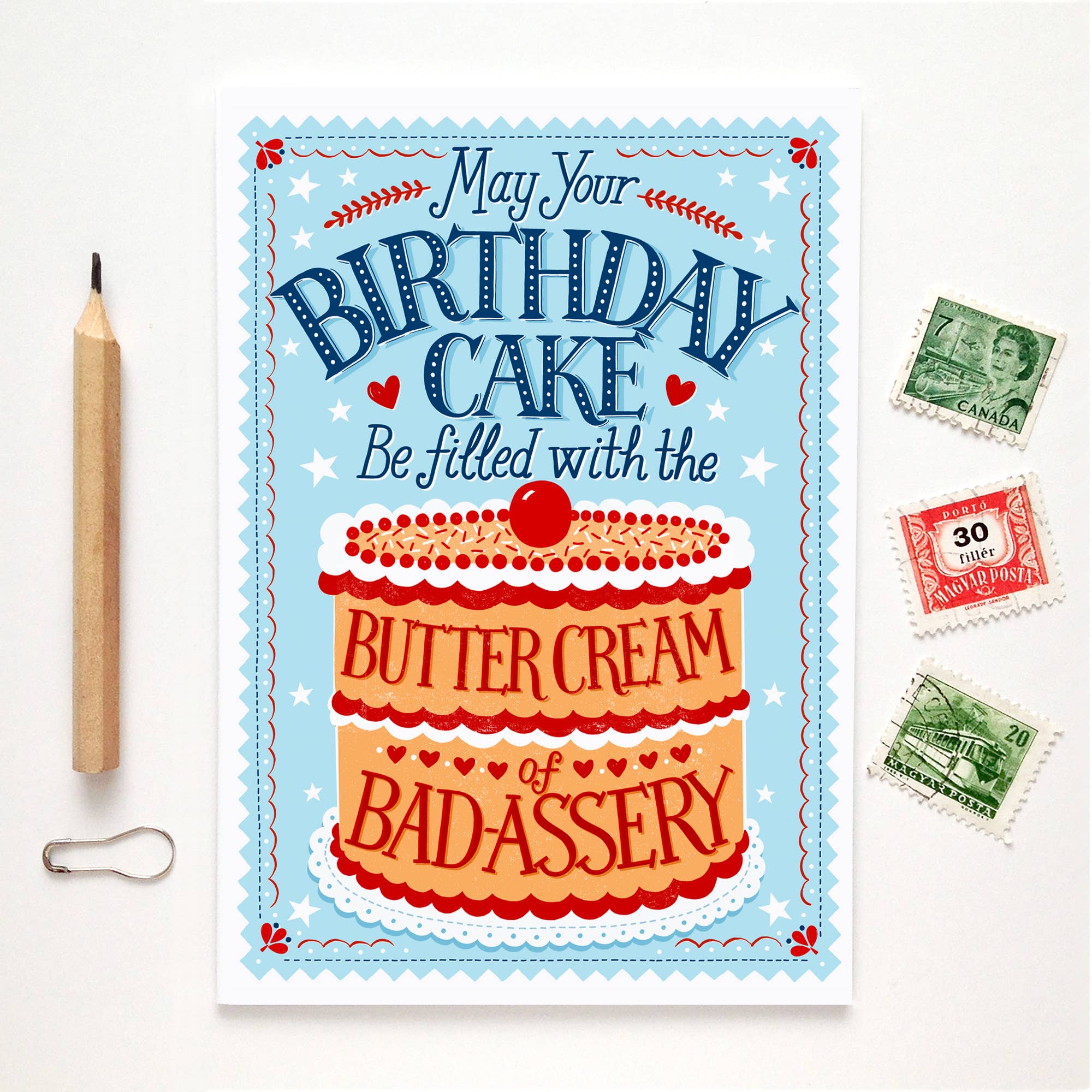 Badass Birthday Card