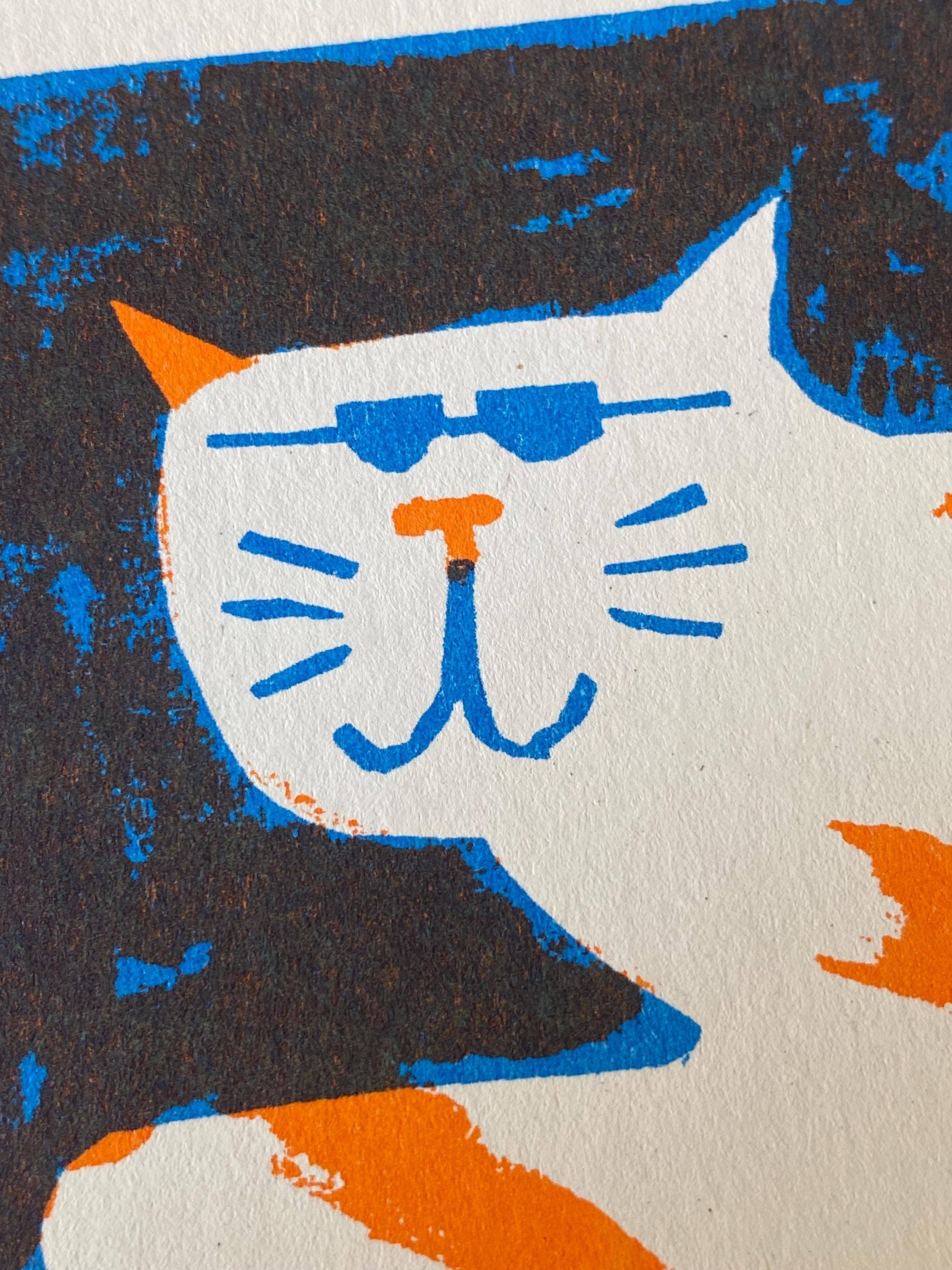 Cool Cat Print