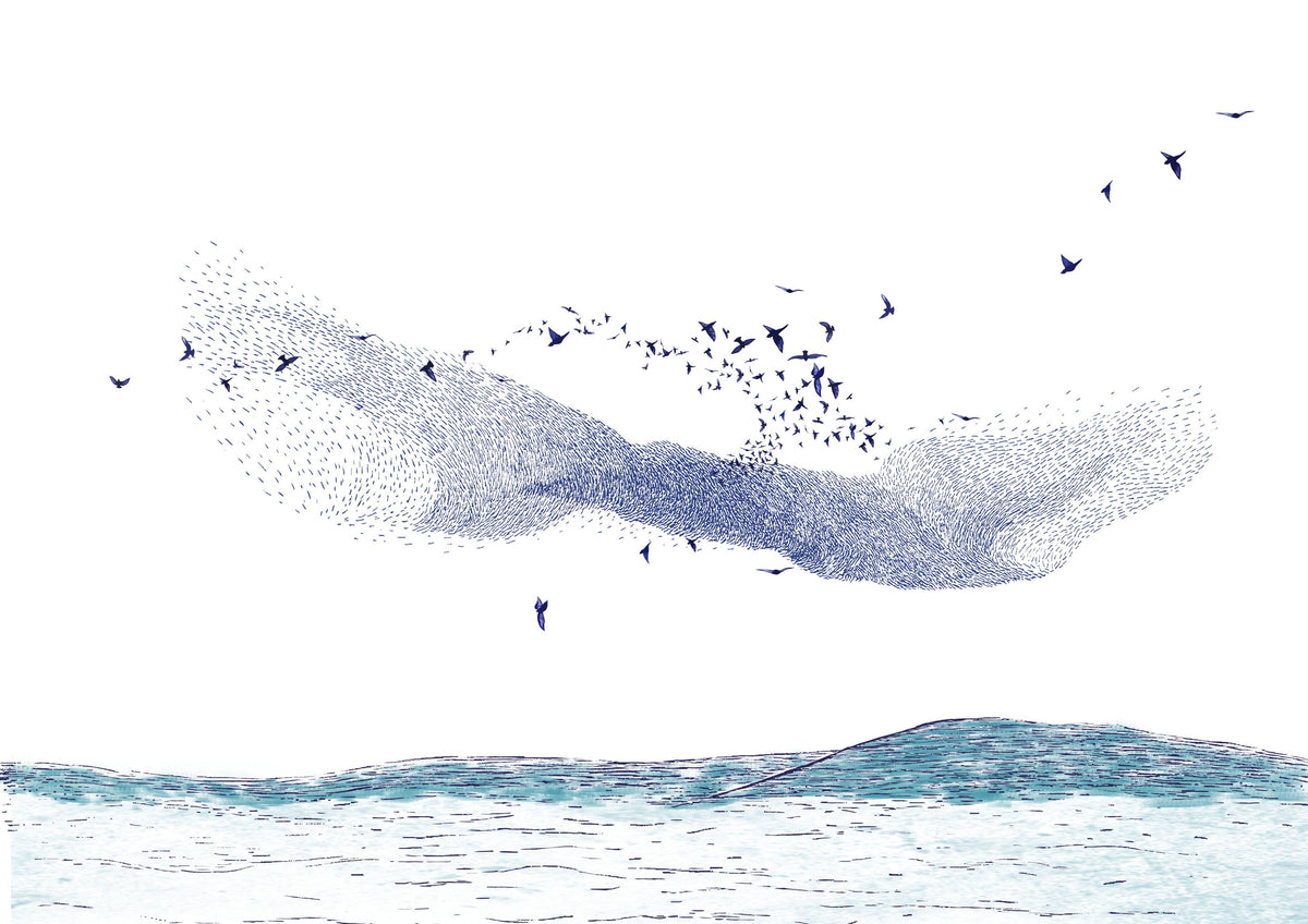 Murmuration Candle Cover
