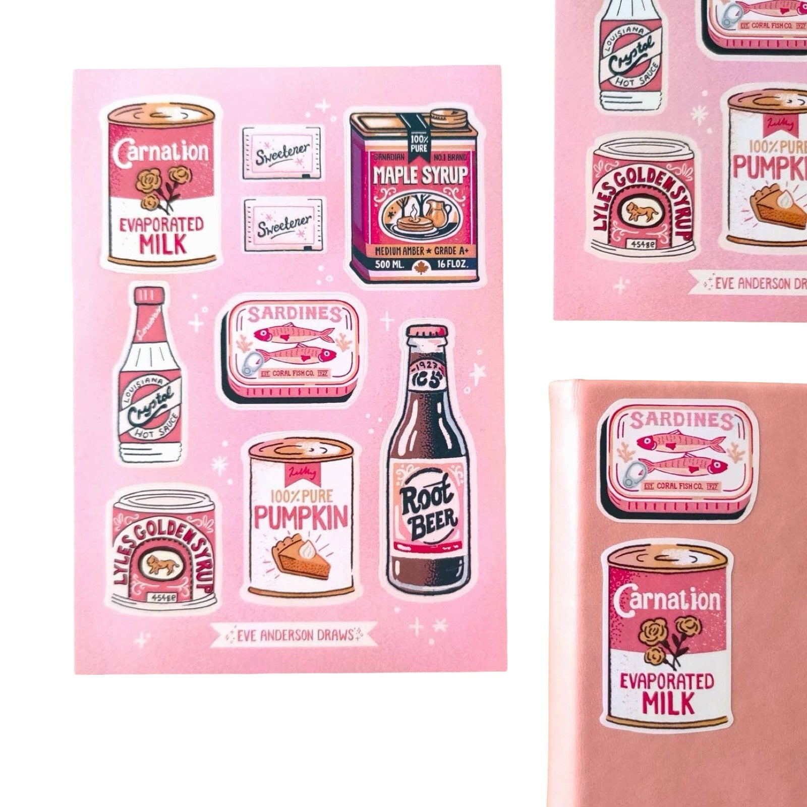 Cans and Packaging Sticker Sheet