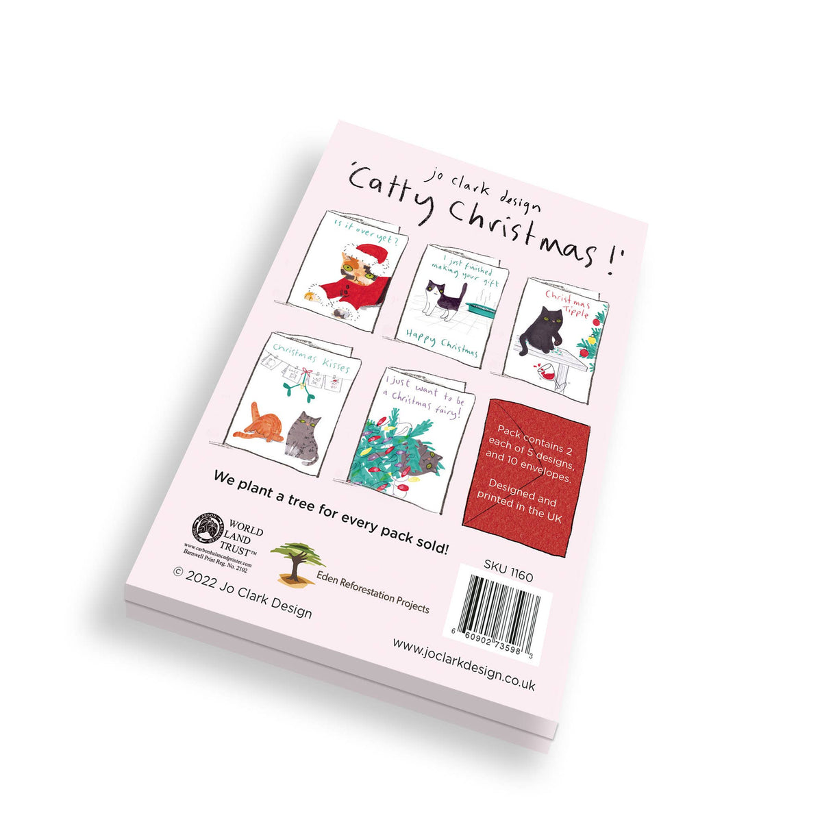 Catty Christmas Card Pack