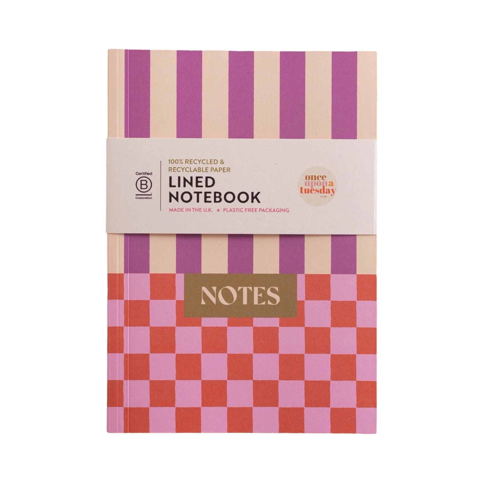 Checks and Stripes Notebook