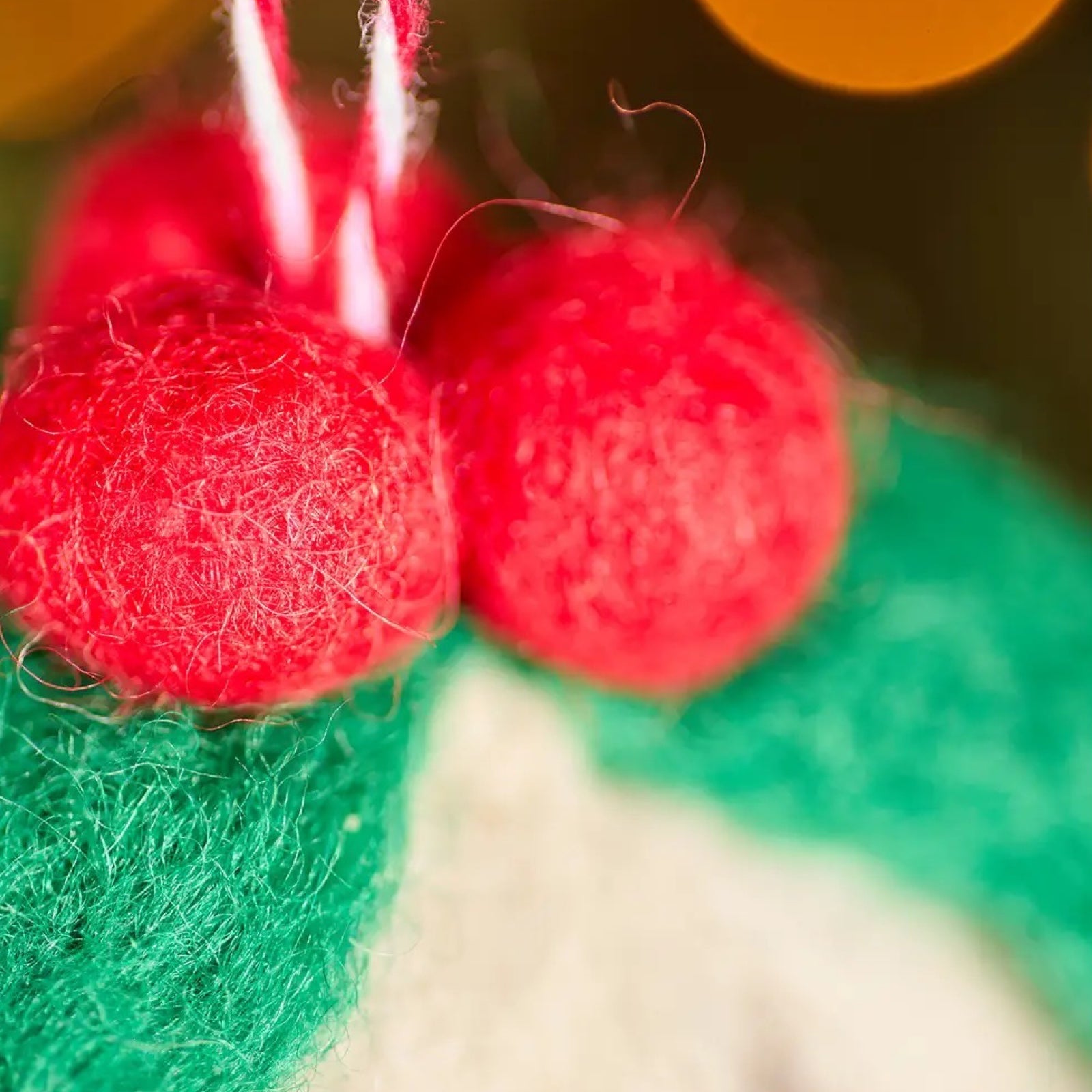 Christmas Pudding Felt Bauble