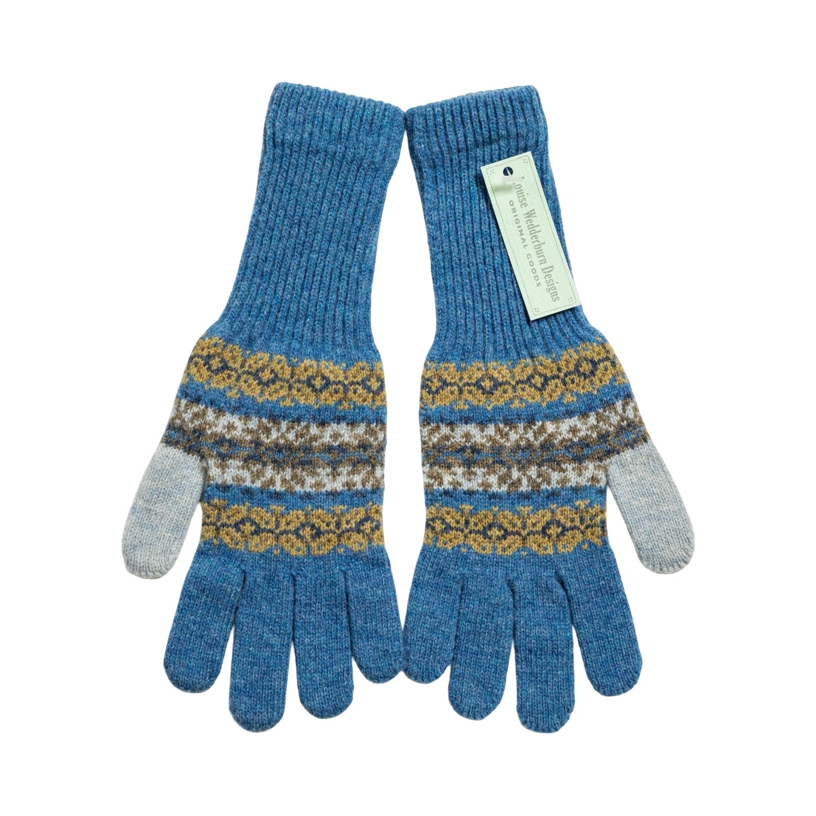 These gorgeous blue Fairisle gloves will keep your hands warm and cosy this winter.