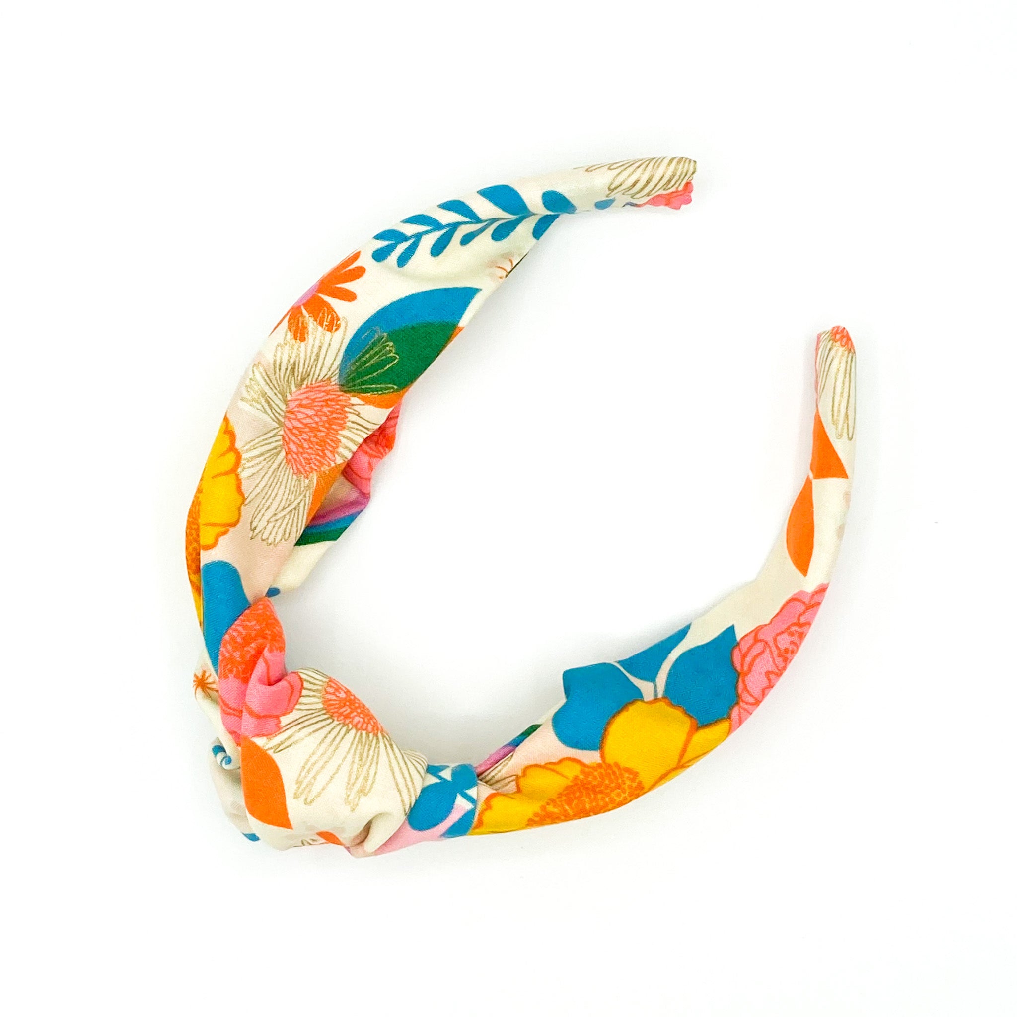 Floral Top Knot Alice Band