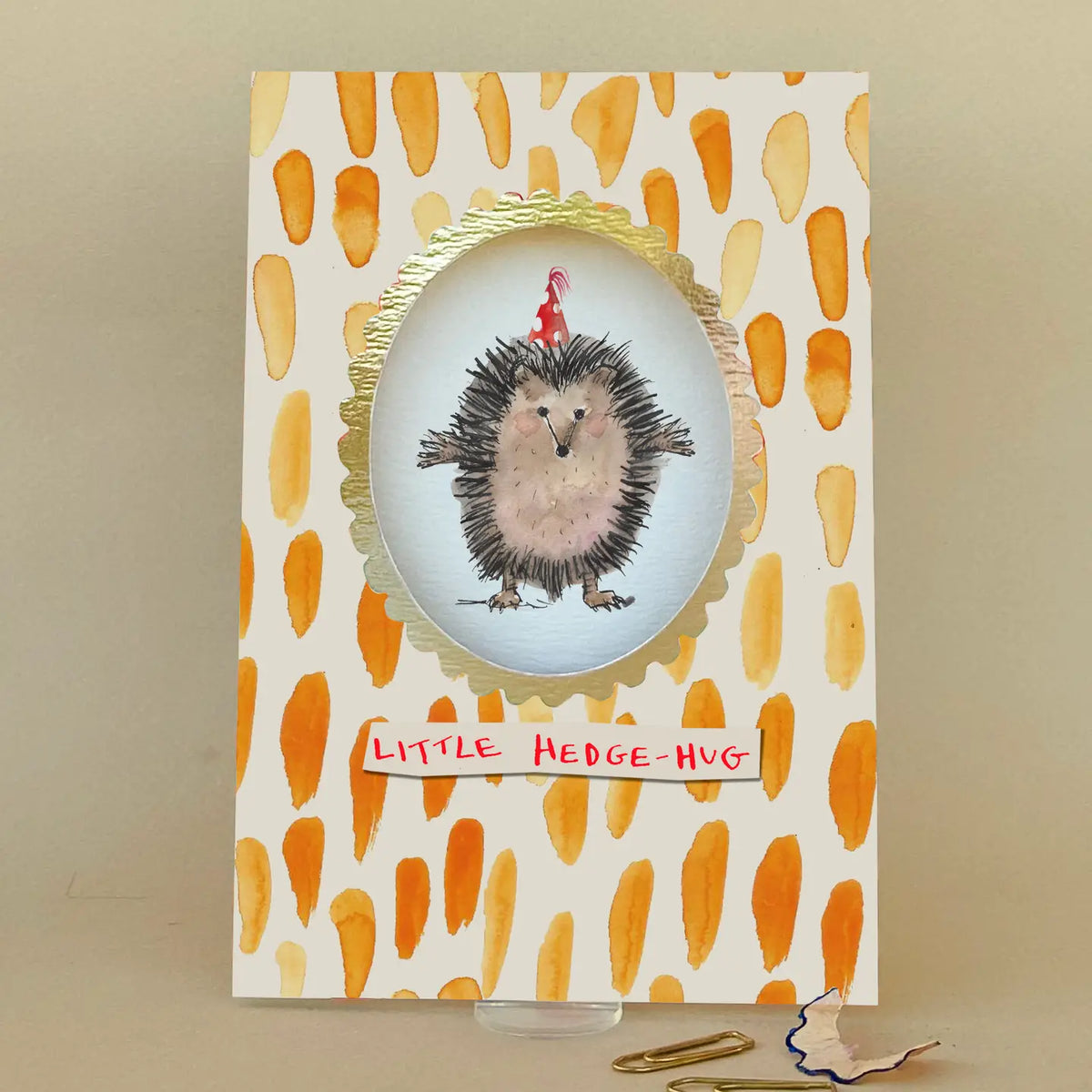 Little Hedge Hug Card