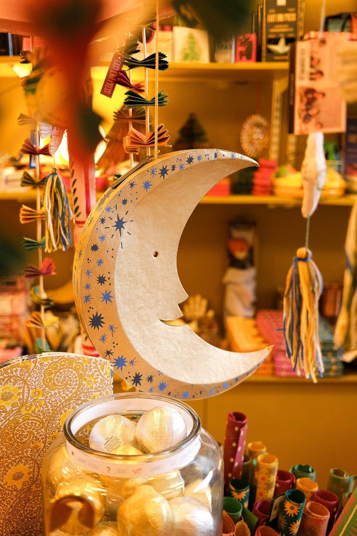 Shimmering Moon Decoration Large