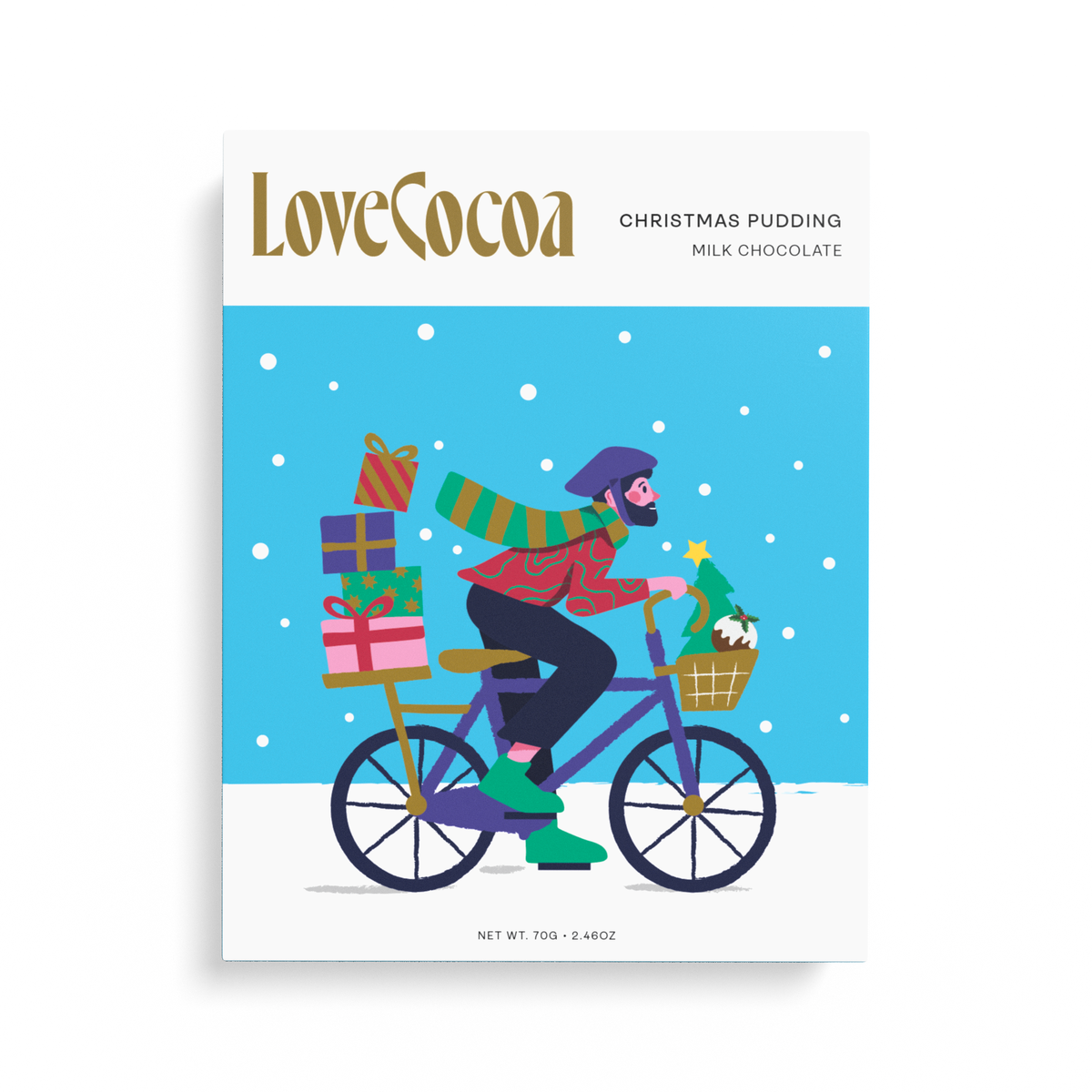 Christmas Pudding Milk Chocolate Bar