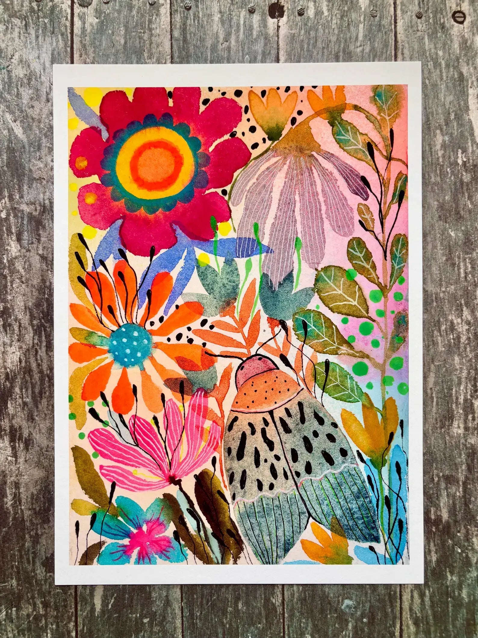 Moth Watercolour Print