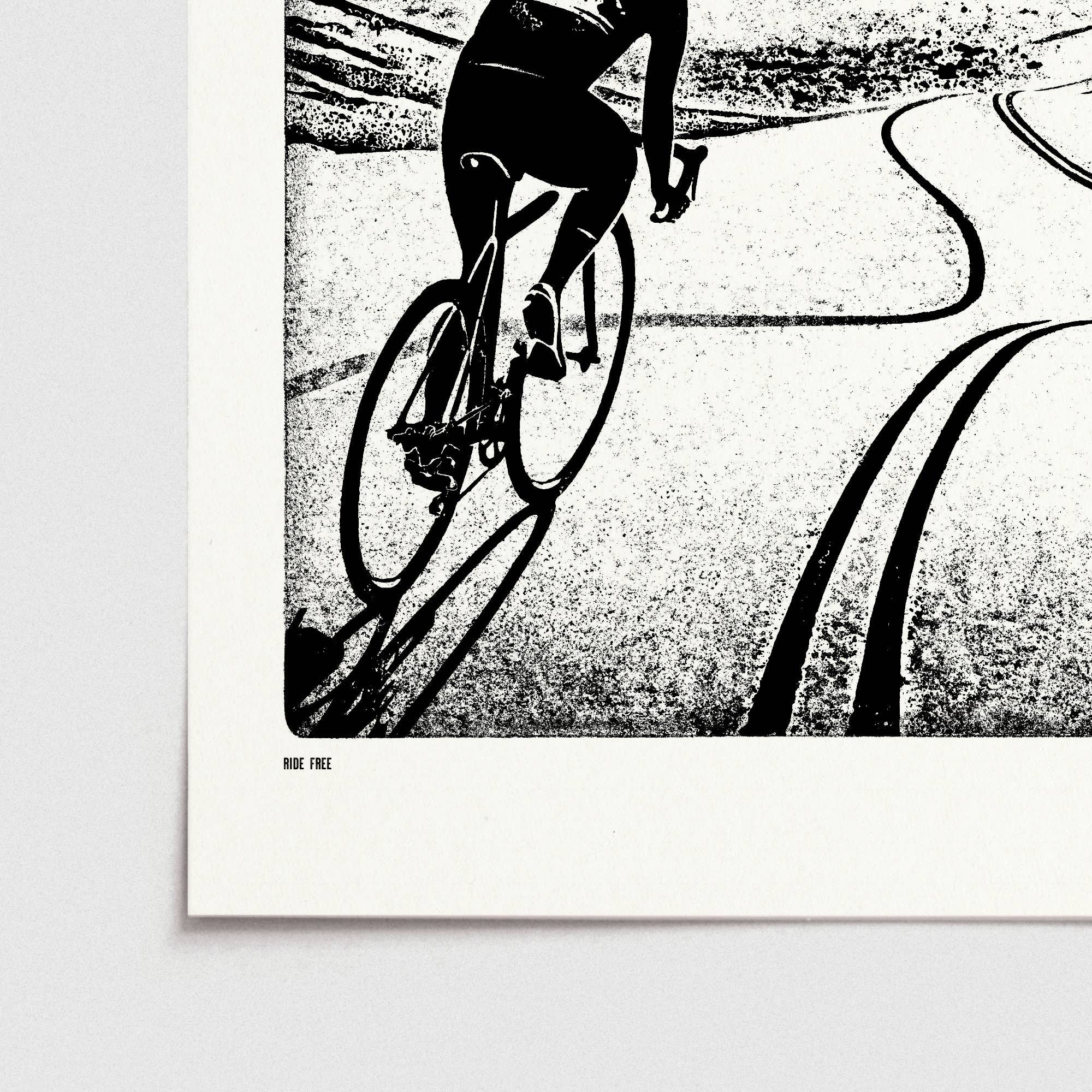 Ride Free Cycling Print