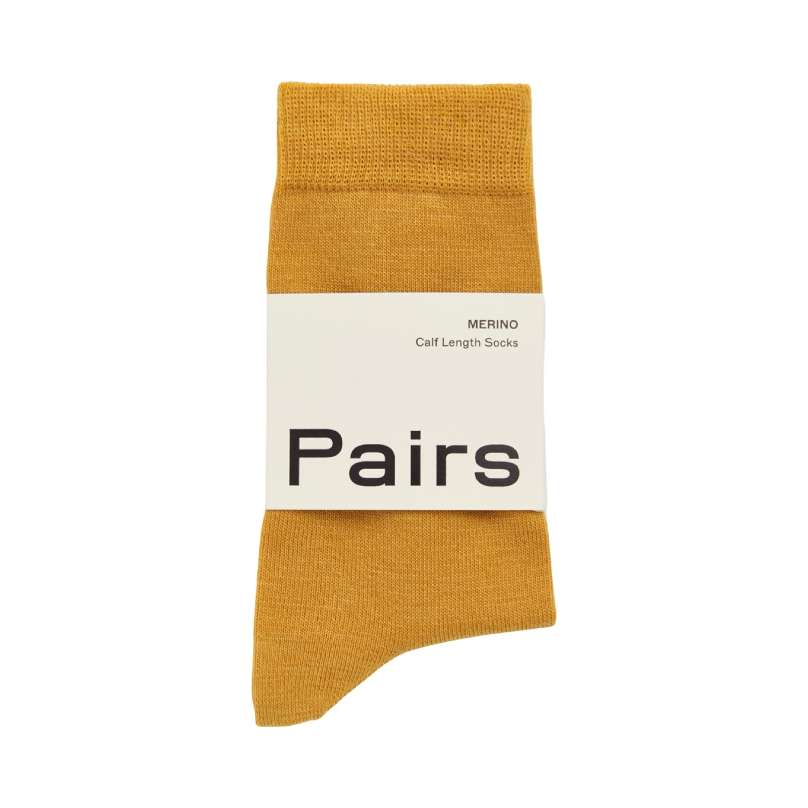Golden Yellow Merino Socks