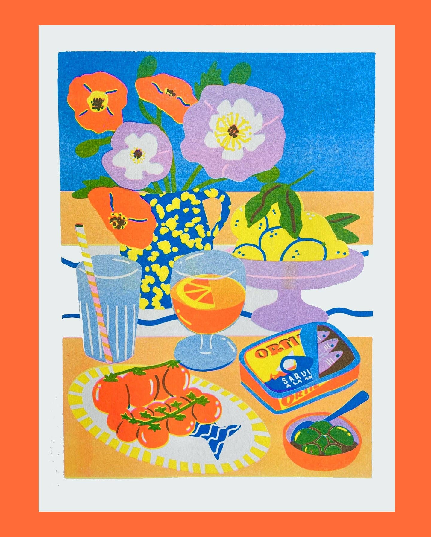 Still Life Lunch Print