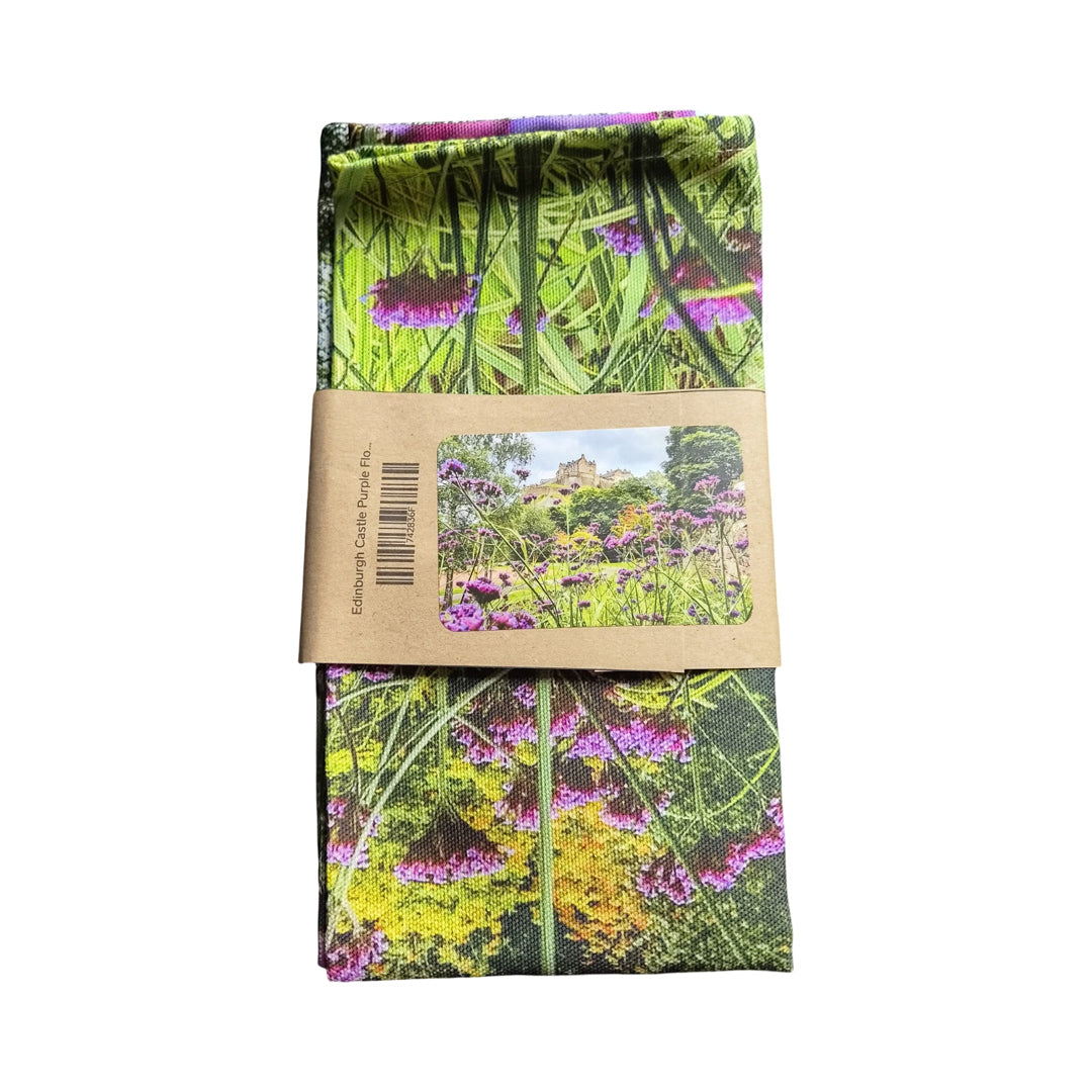Packaged product with a floral design on a white background