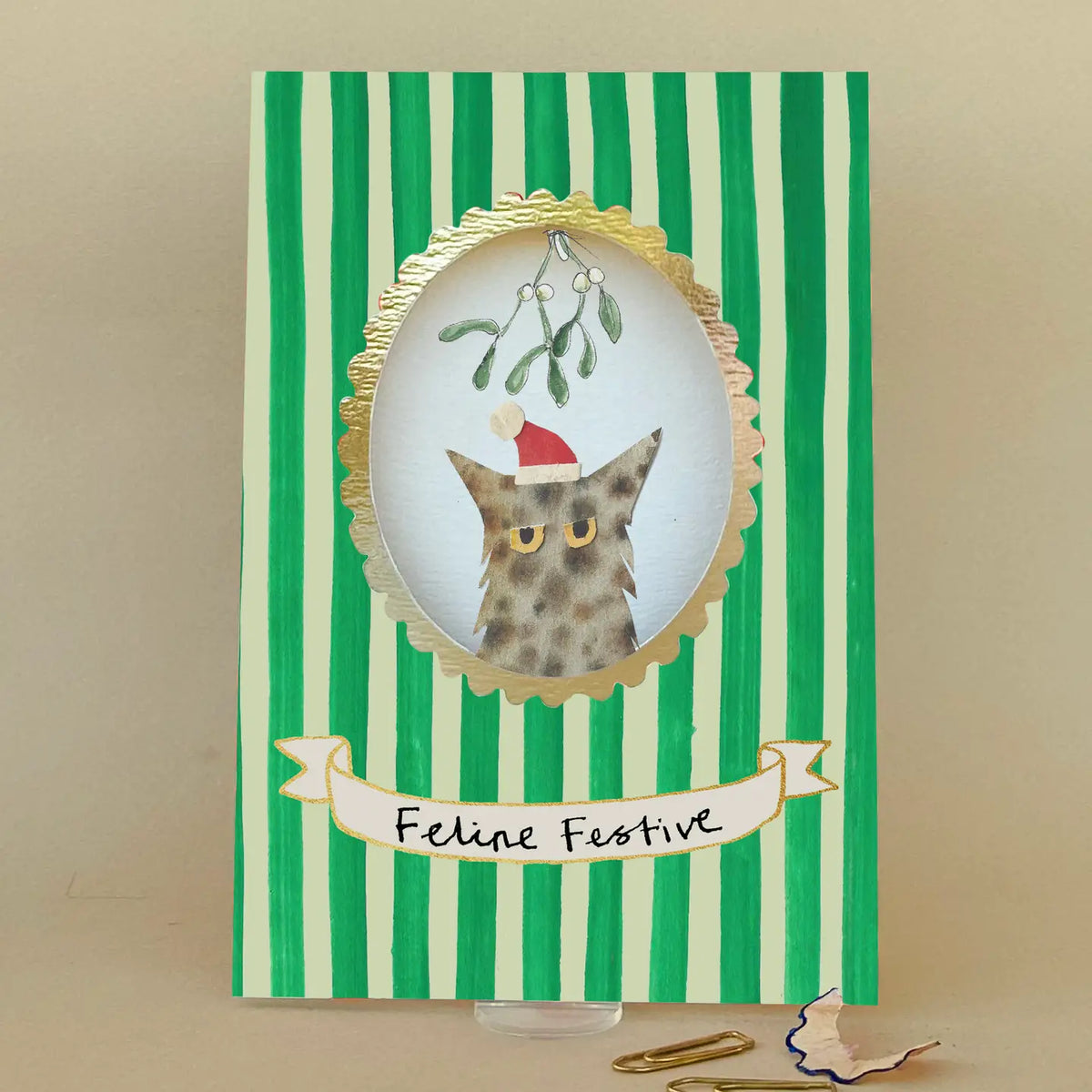 Feline Festive Christmas Card
