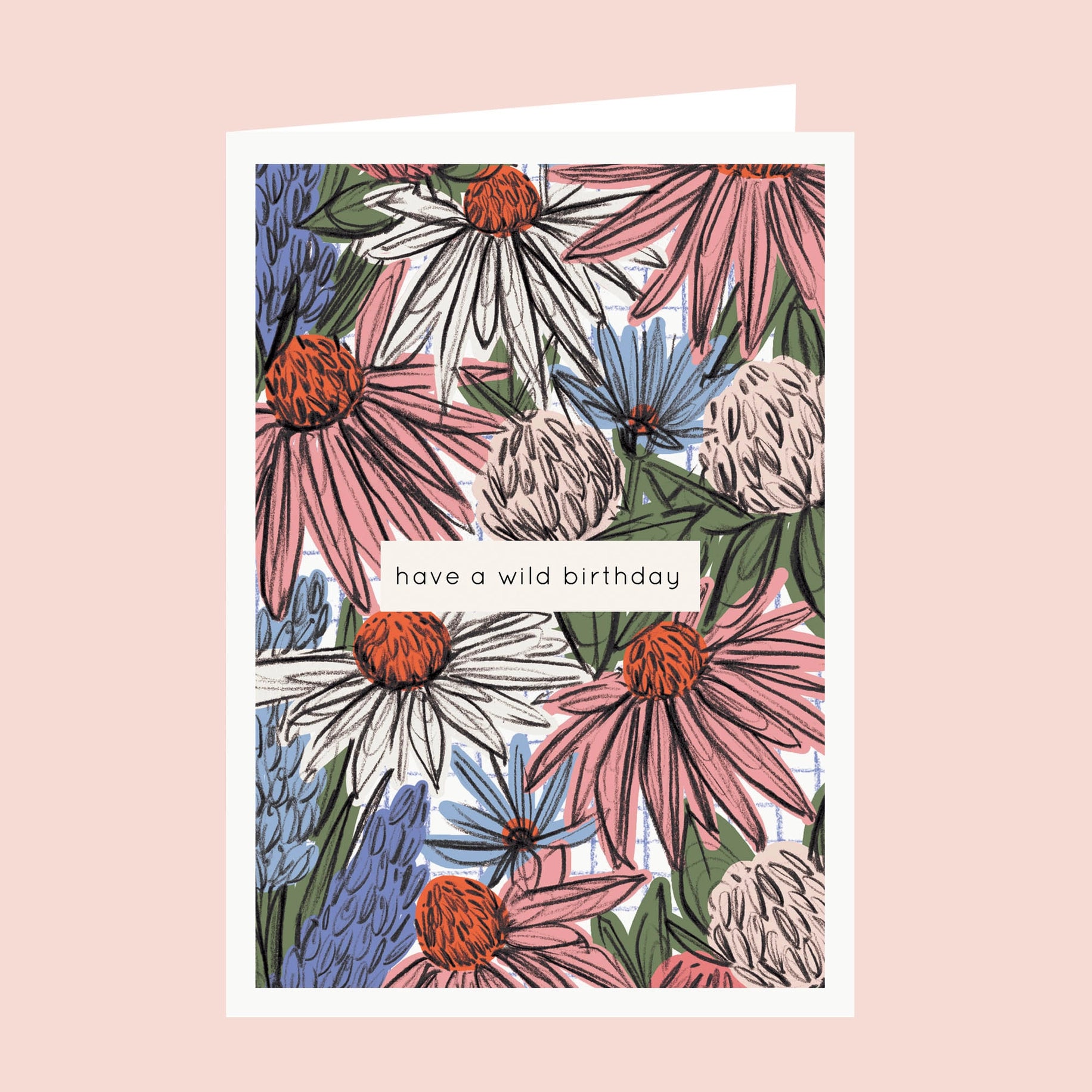 Wildflower Birthday Card