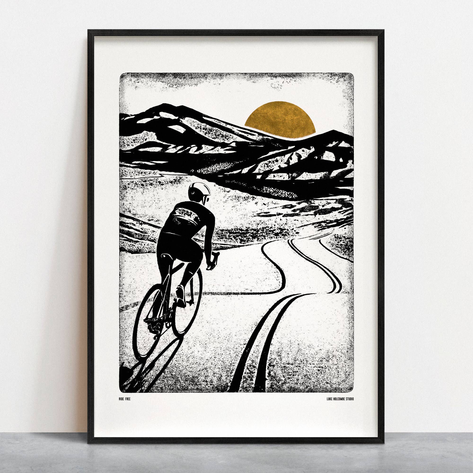 Ride Free Cycling Print